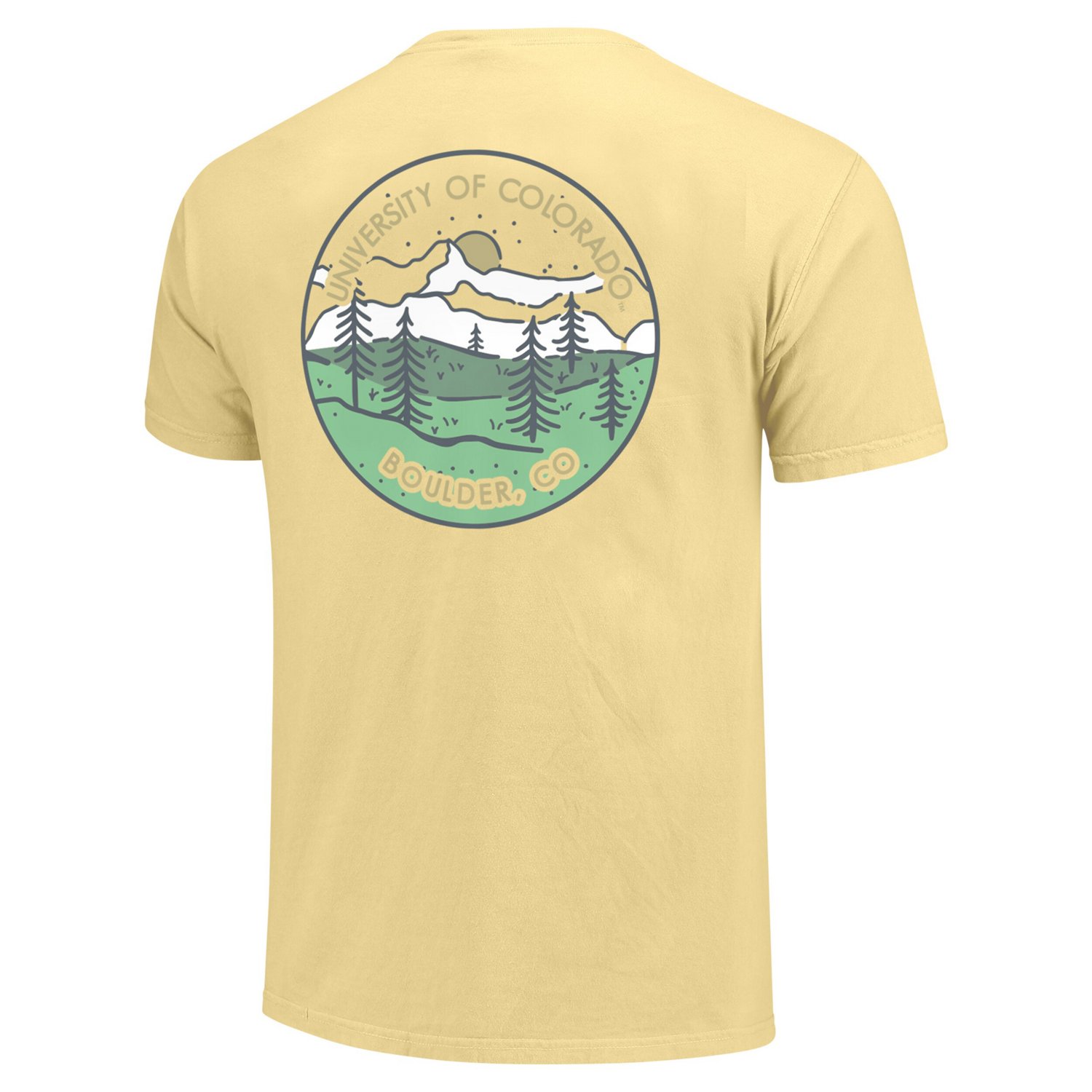 Unisex Colorado Buffaloes Scenic Comfort Colors T-Shirt - view number 3