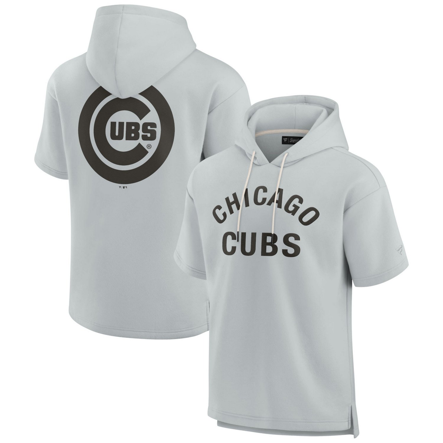Unisex Fanatics Chicago Cubs Elements Super Soft Fleece Short Sleeve Pullover Hoodie