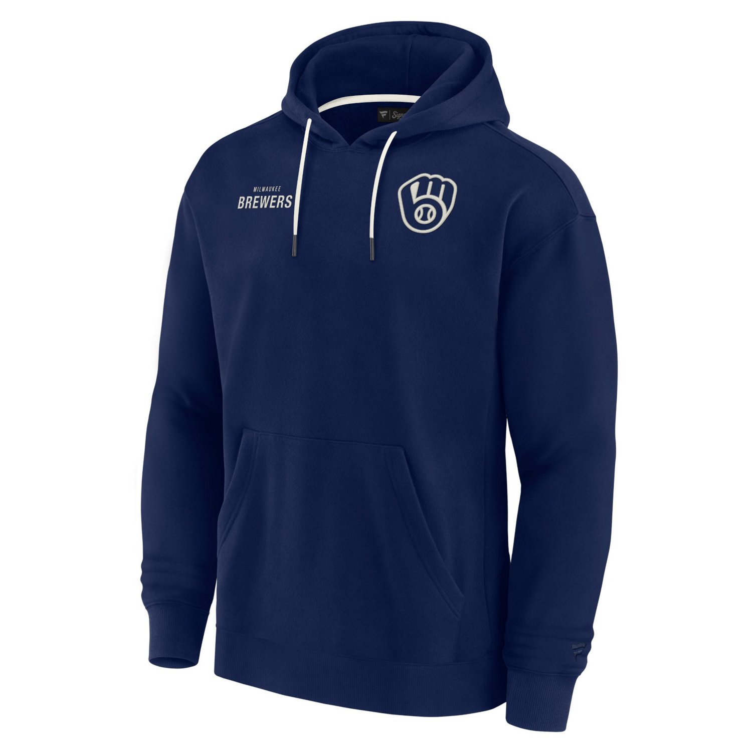 Unisex Fanatics Milwaukee Brewers Elements Super Soft Fleece Pullover Hoodie - view number 2