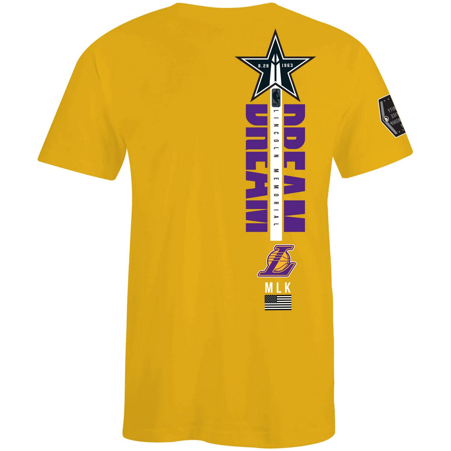 Unisex FISLL x History Collection Los Angeles Lakers T-Shirt                                                                     - view number 3