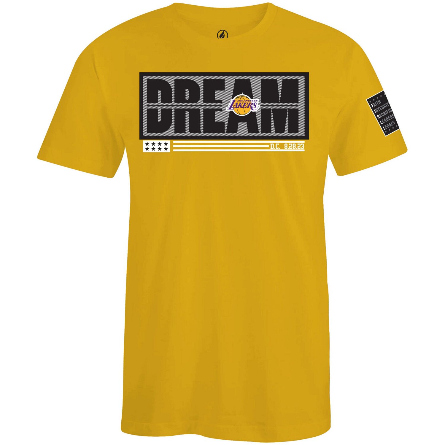 Unisex FISLL x History Collection Los Angeles Lakers T-Shirt                                                                     - view number 2