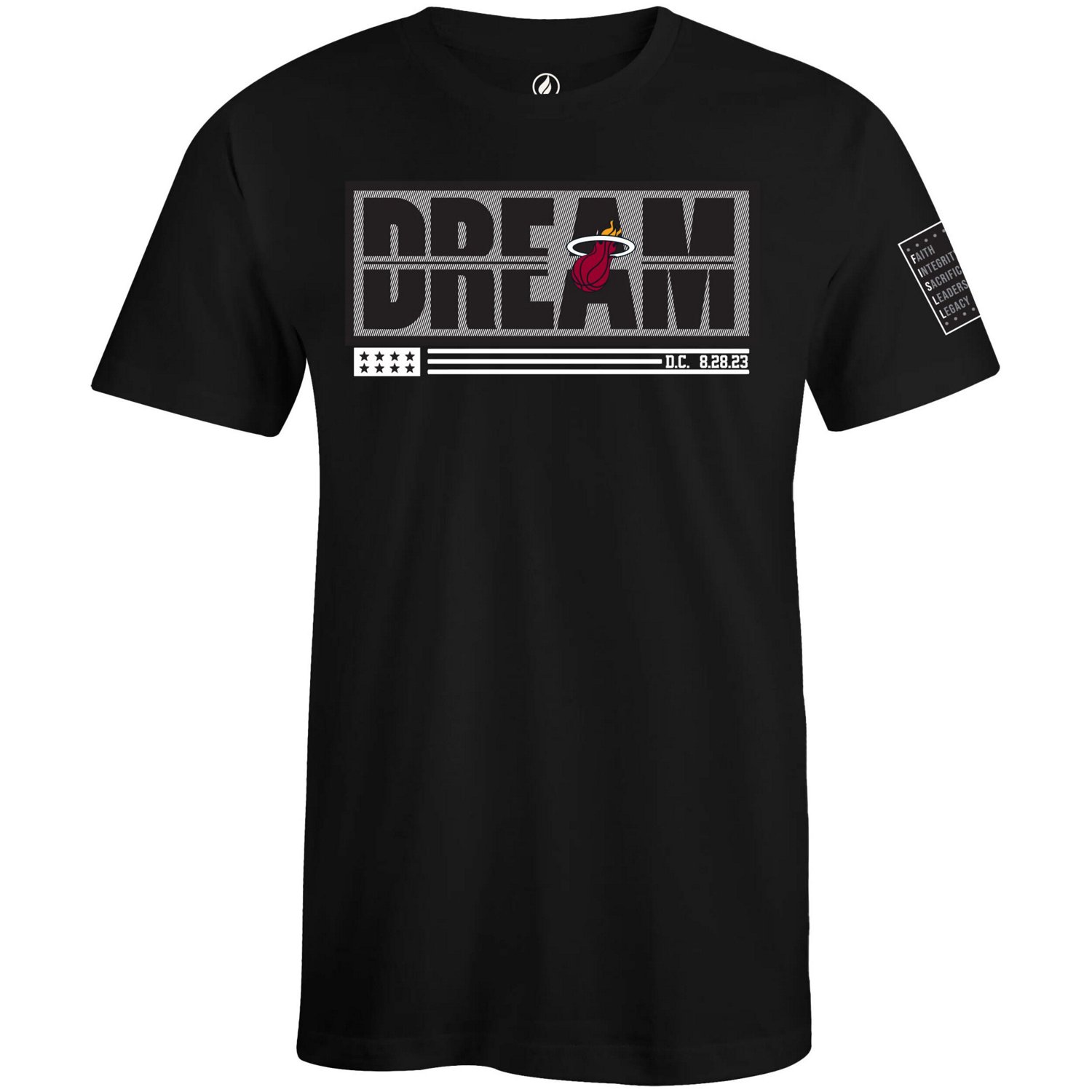 Unisex FISLL x History Collection Miami Heat T-Shirt - view number 2