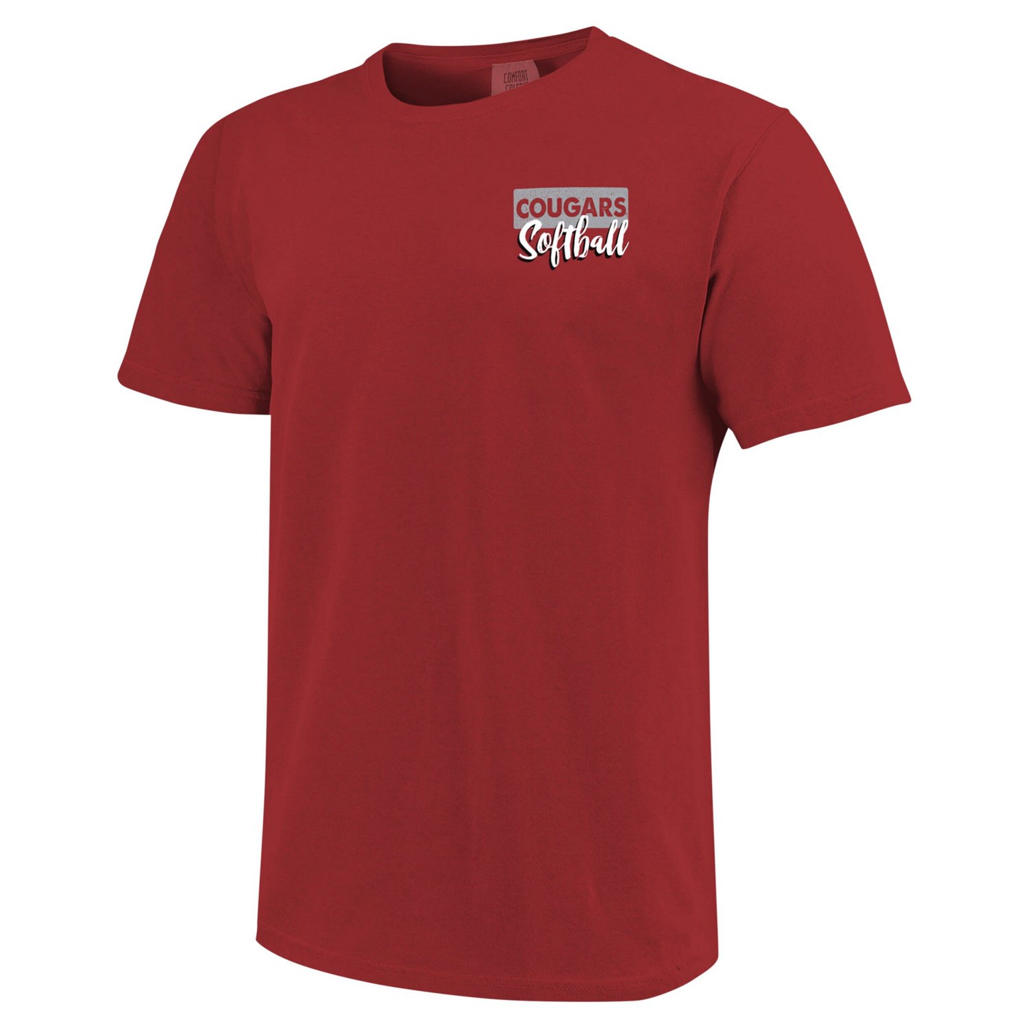 Unisex Houston Cougars Gritty Softball Bats Comfort Colors T-Shirt - view number 2
