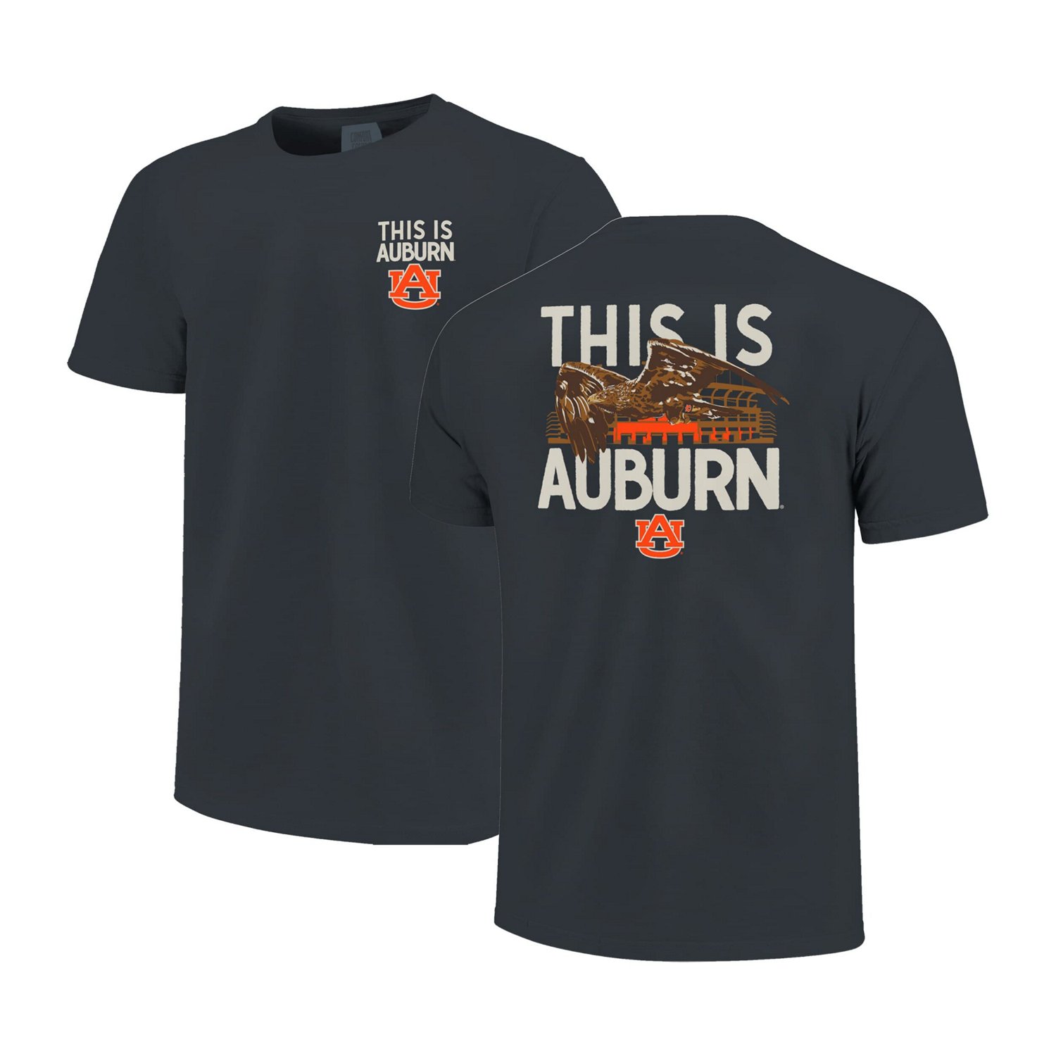 Unisex Image One Auburn Tigers Hyper Local This Is War Eagle T-Shirt