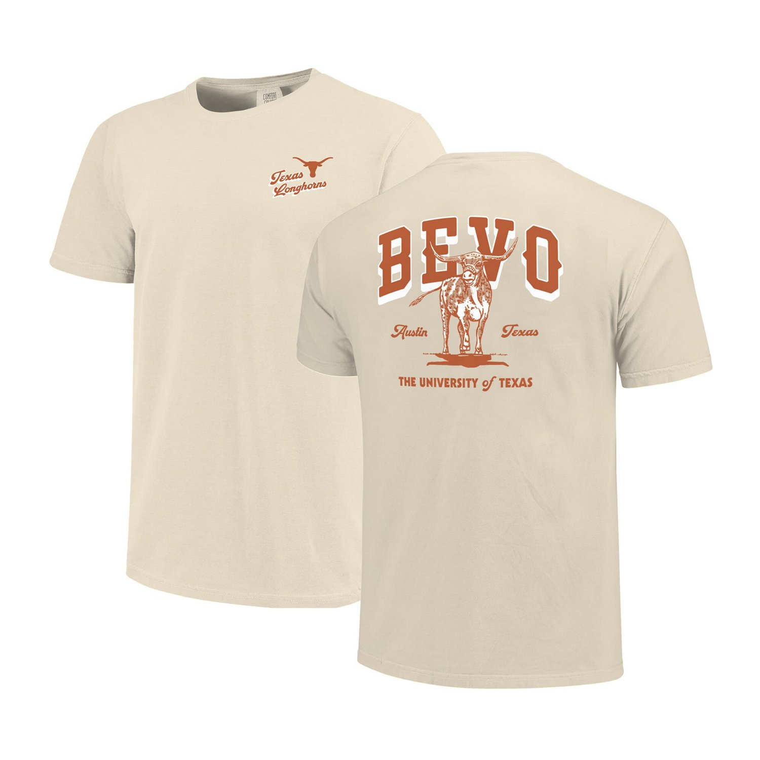 Unisex Image One Texas Longhorns Hyper Local Bevo T-Shirt