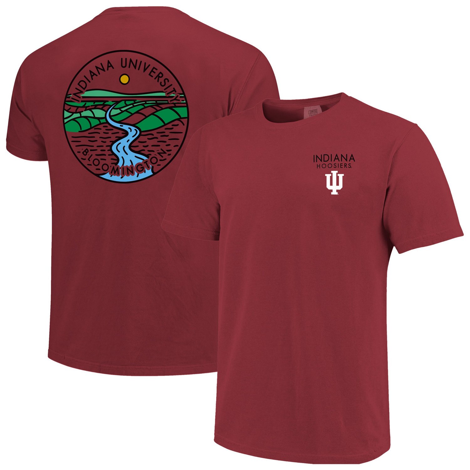 Unisex Indiana Hoosiers Scenic Comfort Colors T-Shirt                                                                           