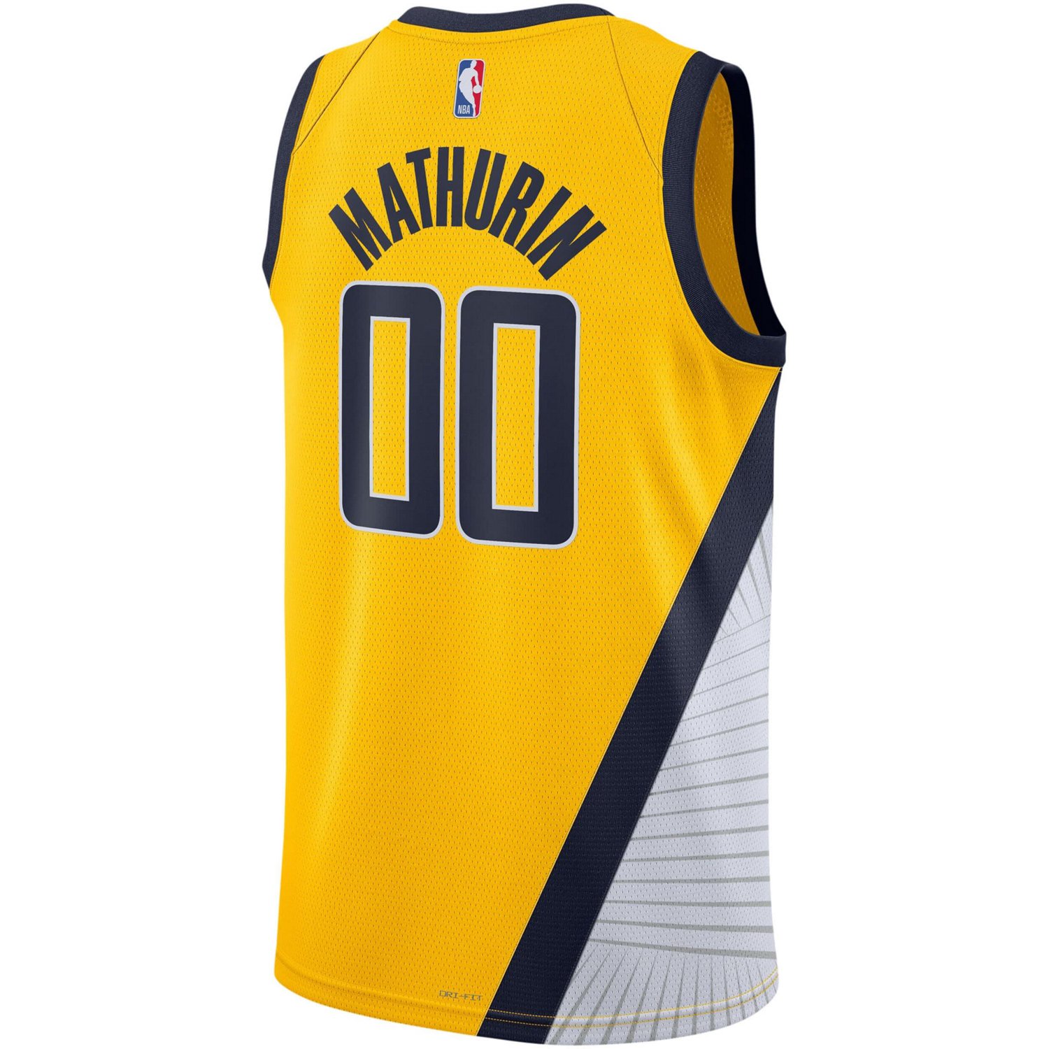 Unisex Jordan Brand Bennedict Mathurin Indiana Pacers Swingman Jersey - Statement Edition - view number 3