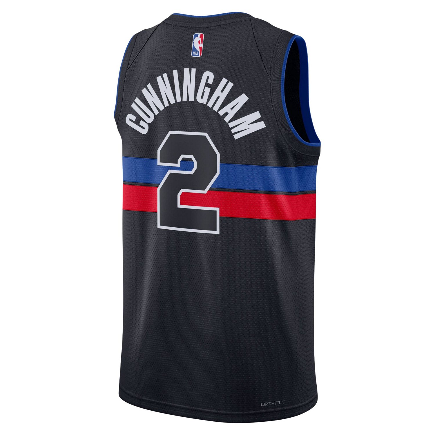 Unisex Jordan Brand Cade Cunningham Detroit Pistons Swingman Jersey - Statement Edition                                          - view number 3