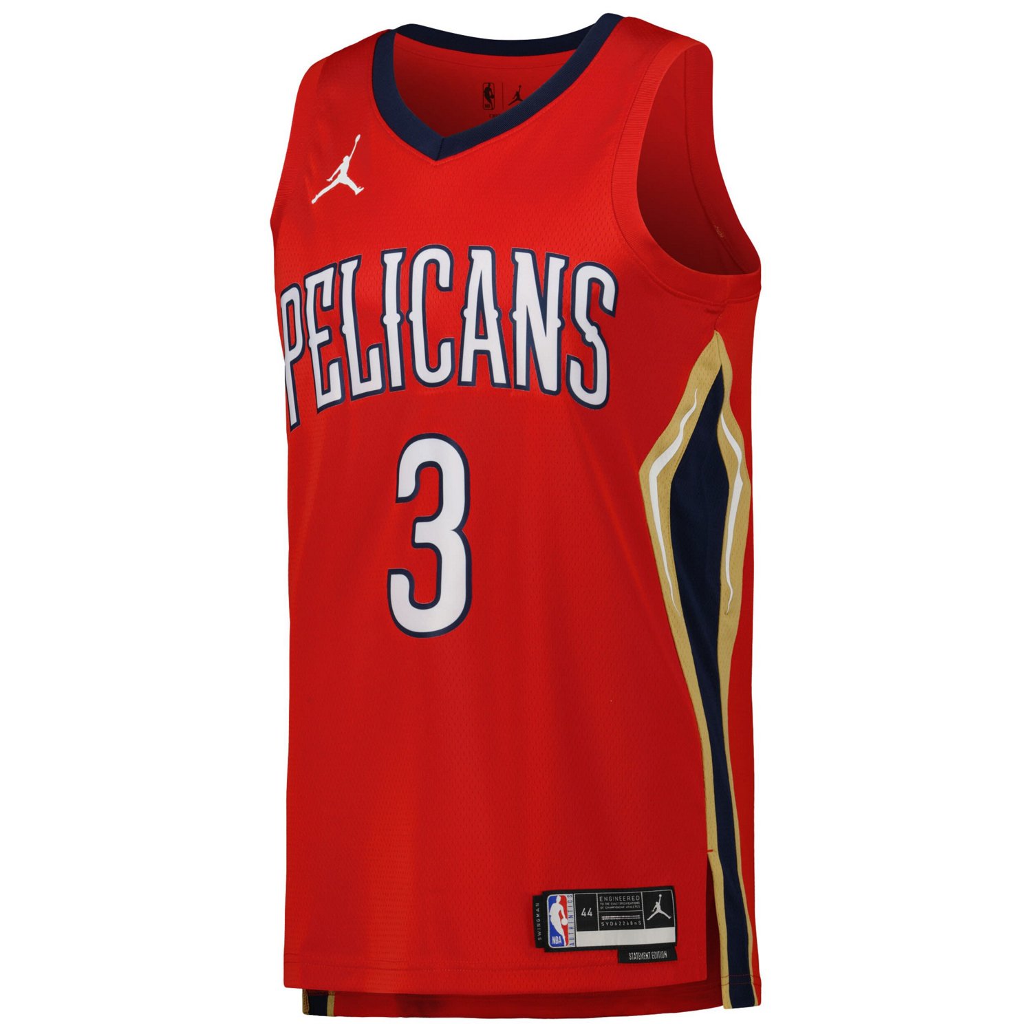 Unisex Jordan Brand CJ McCollum New Orleans Pelicans Swingman Jersey - Statement Edition                                         - view number 2