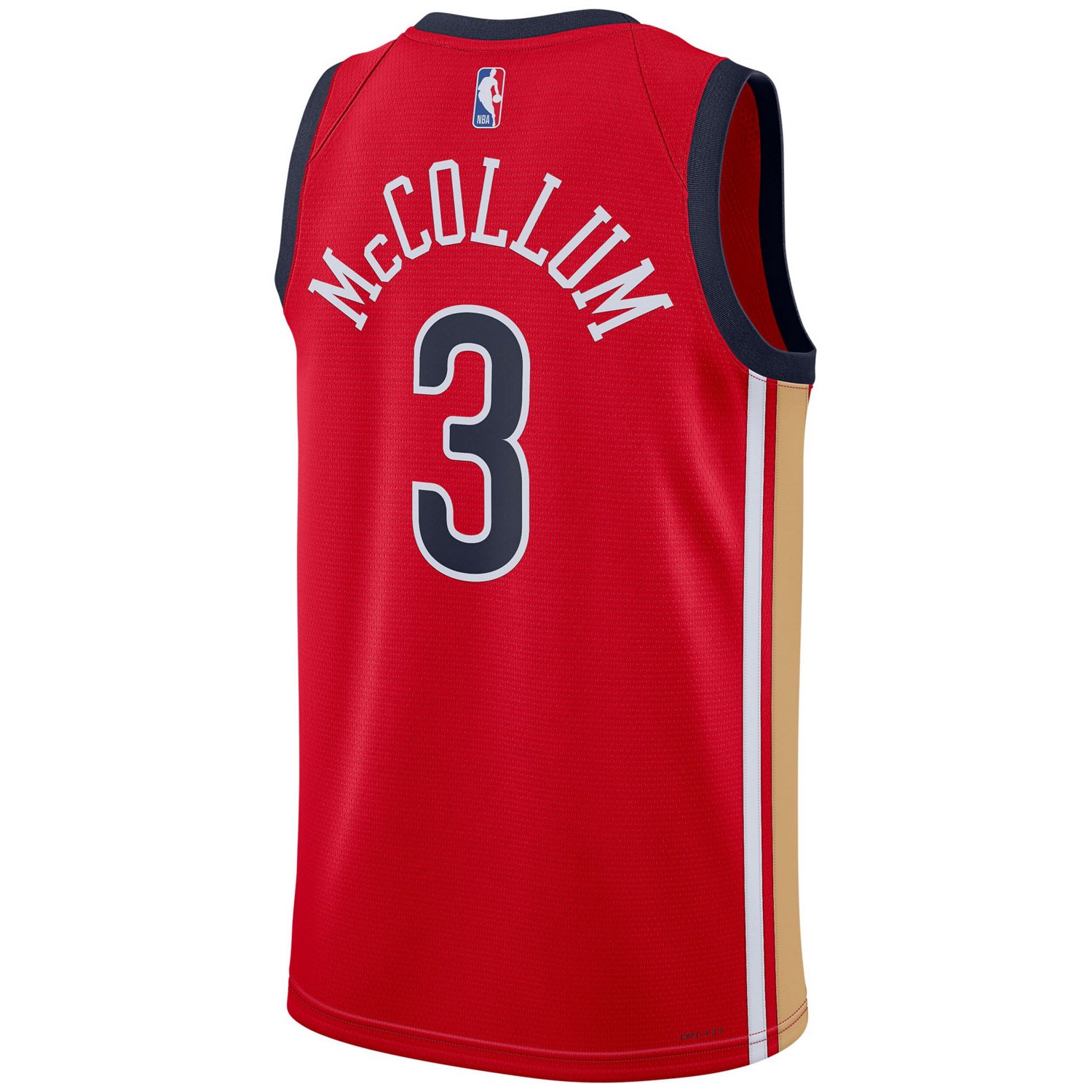 Unisex Jordan Brand CJ McCollum New Orleans Pelicans Swingman Jersey - Statement Edition - view number 3
