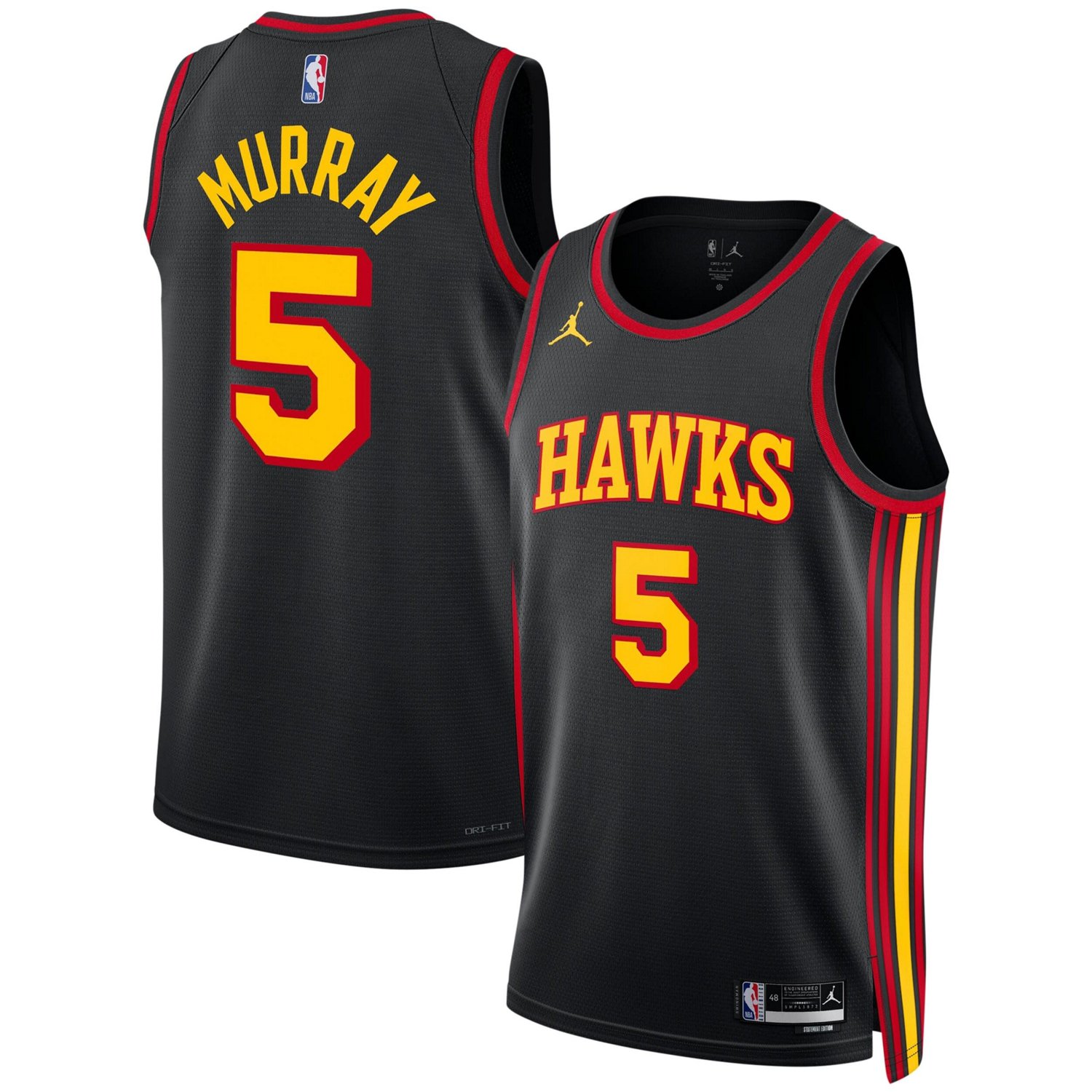 Unisex Jordan Brand Dejounte Murray Atlanta Hawks Swingman Jersey - Statement Edition