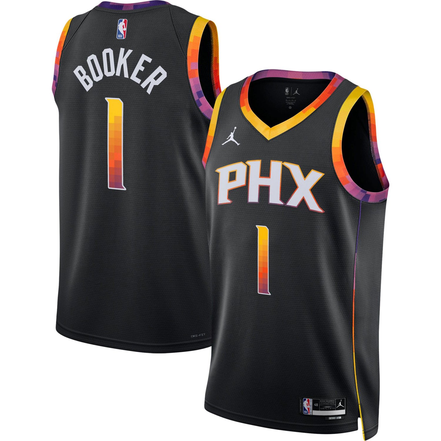 Unisex Jordan Brand Devin Booker Phoenix Suns Swingman Jersey - Statement Edition