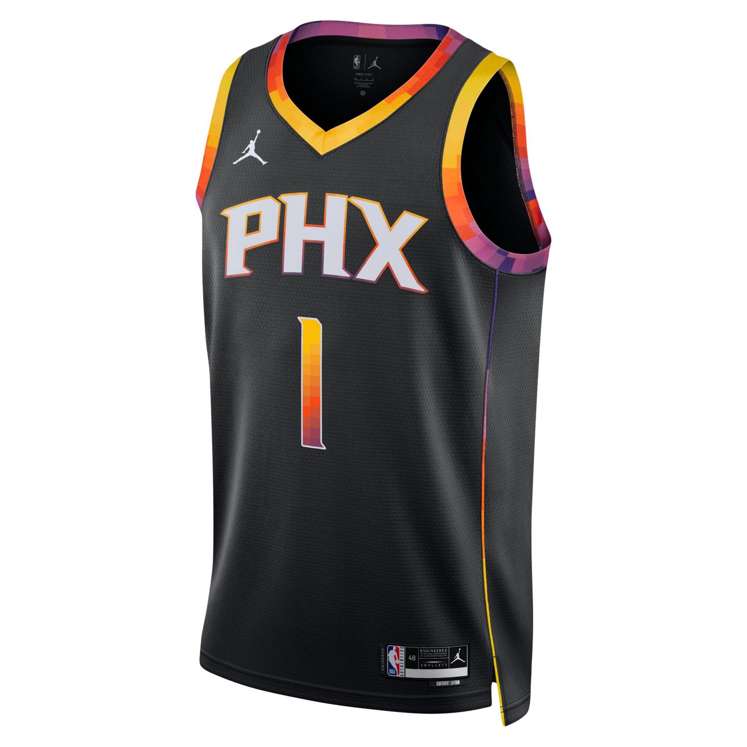Unisex Jordan Brand Devin Booker Phoenix Suns Swingman Jersey - Statement Edition                                                - view number 2
