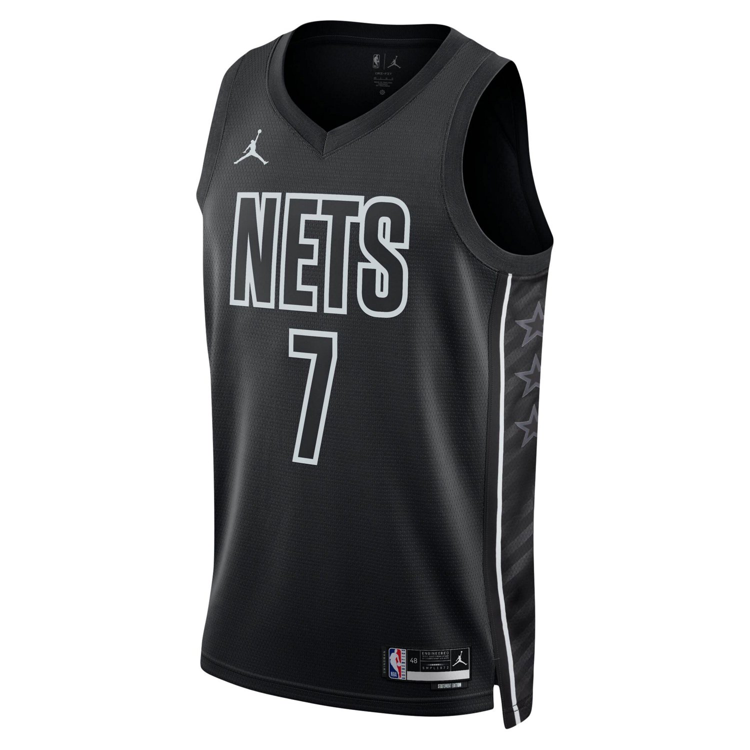 Unisex Jordan Brand Kevin Durant Brooklyn Nets Swingman Jersey - Statement Edition                                               - view number 2