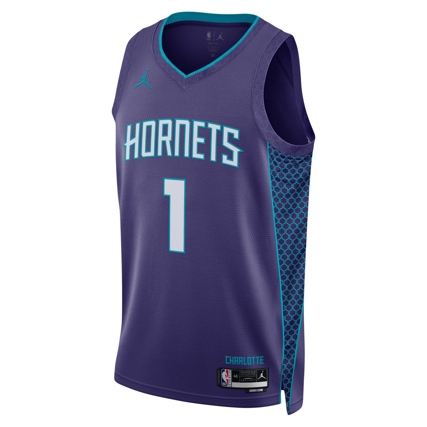 Unisex Jordan Brand LaMelo Ball Charlotte Hornets Swingman Jersey - Statement Edition                                            - view number 2