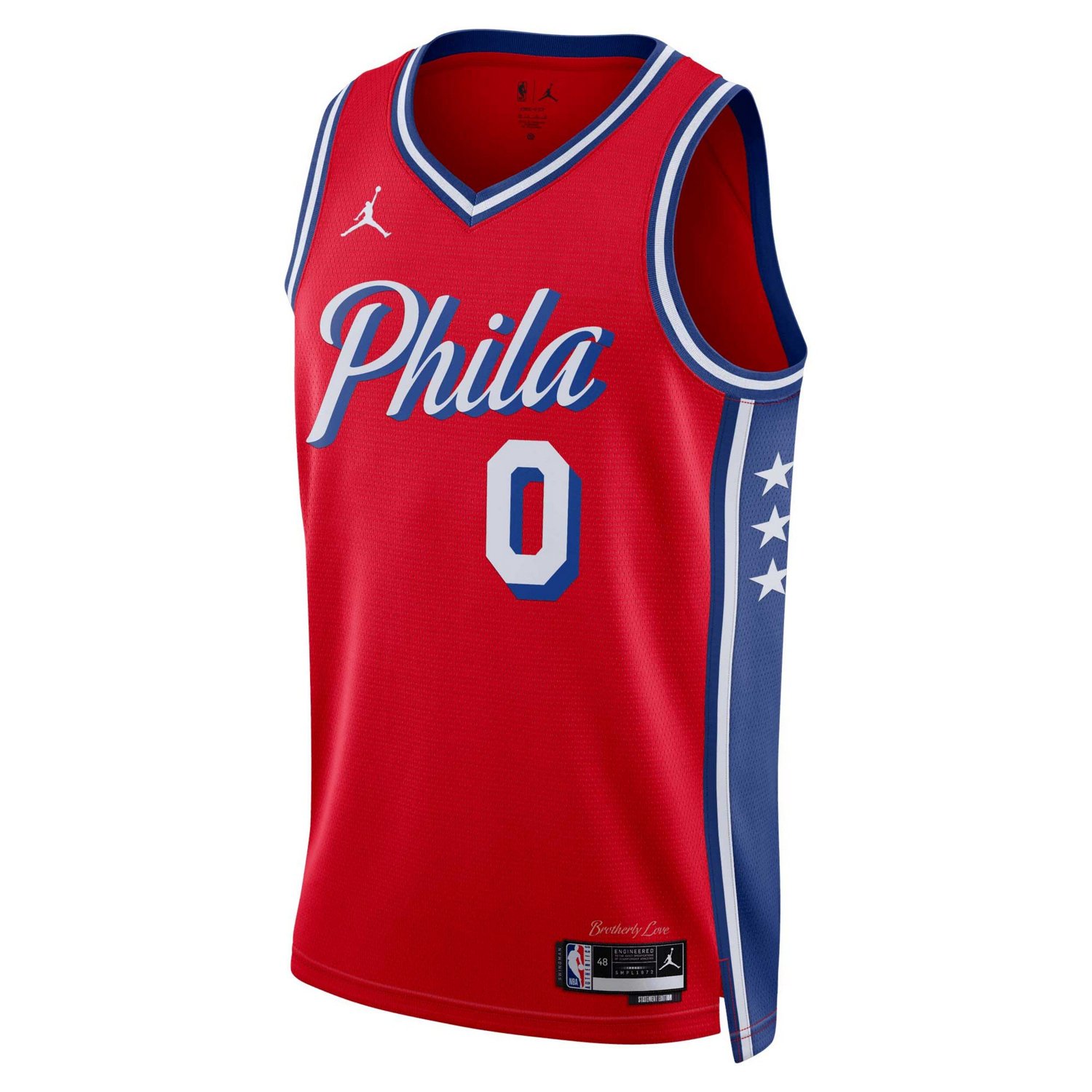 Unisex Jordan Brand Tyrese Maxey Philadelphia 76ers Swingman Jersey - Statement Edition - view number 2