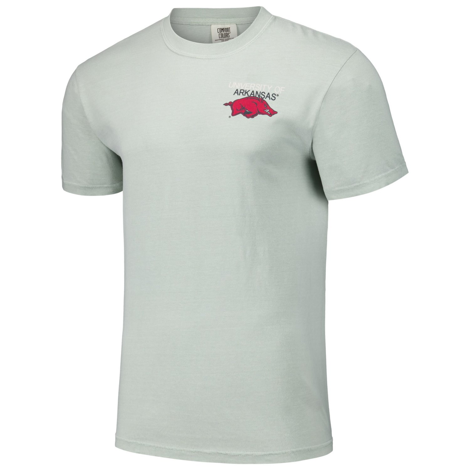 Unisex Light Arkansas Razorbacks Hyper Local Campus Patches T-Shirt - view number 2