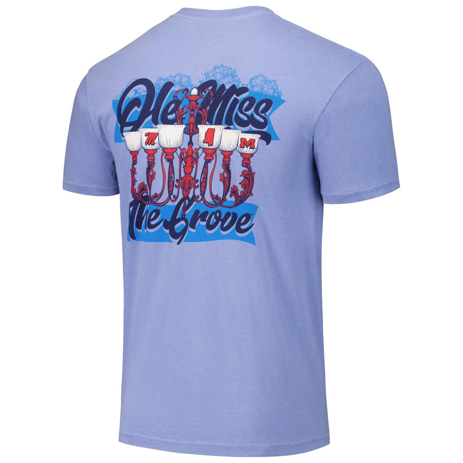 Unisex Light Ole Miss Rebels Hyper Local Chandelier Script T-Shirt - view number 3