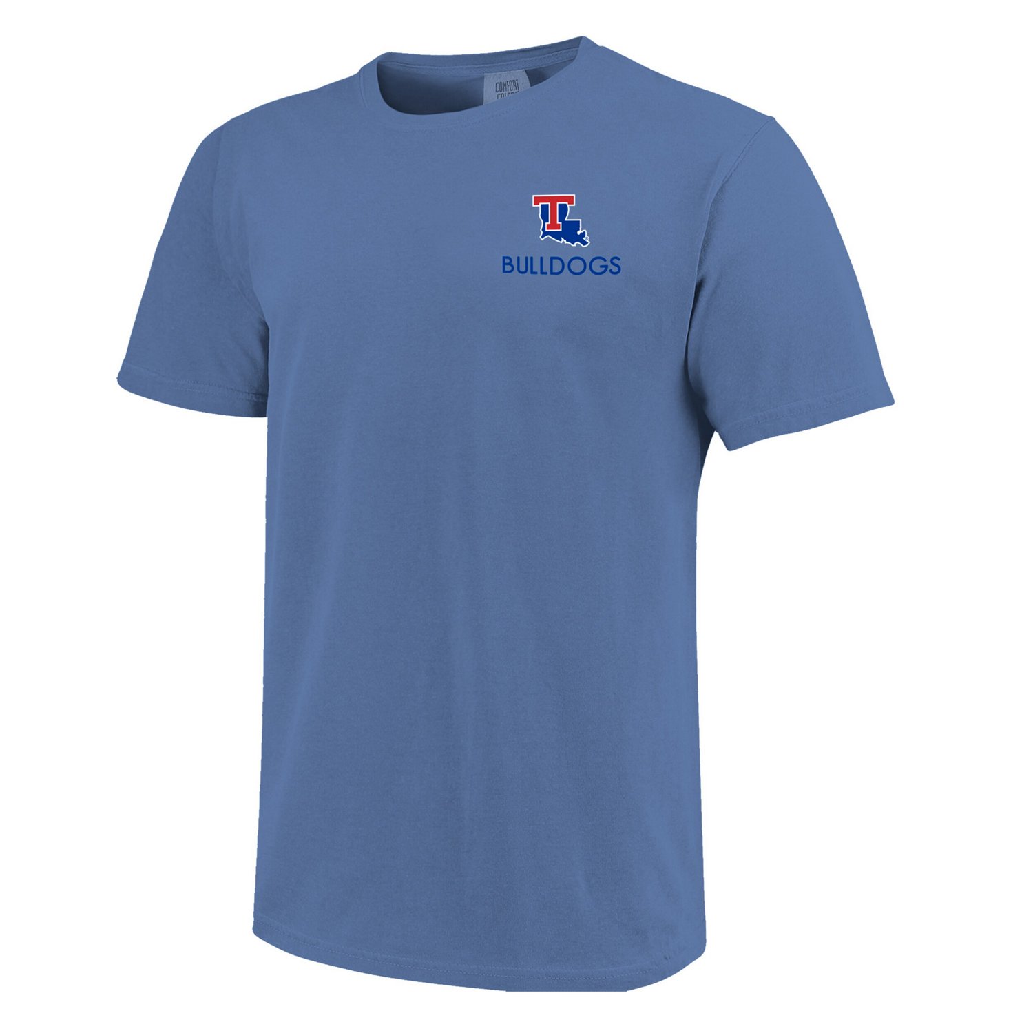Unisex Louisiana Tech Bulldogs Scenic Comfort Colors T-Shirt - view number 2