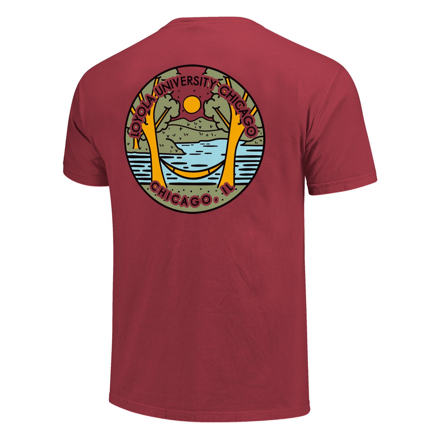 Unisex Loyola Chicago Ramblers Scenic Comfort Colors T-Shirt - view number 3