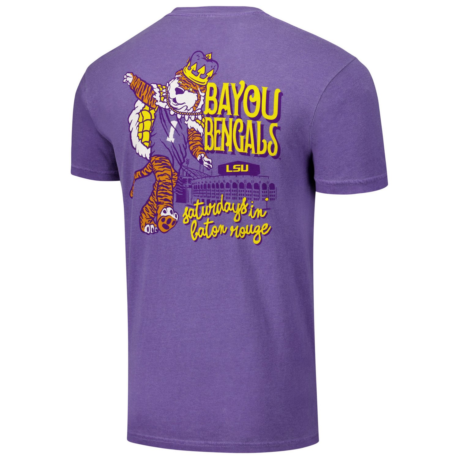Unisex LSU Tigers Hyper Local Mardi Mascot T-Shirt - view number 3