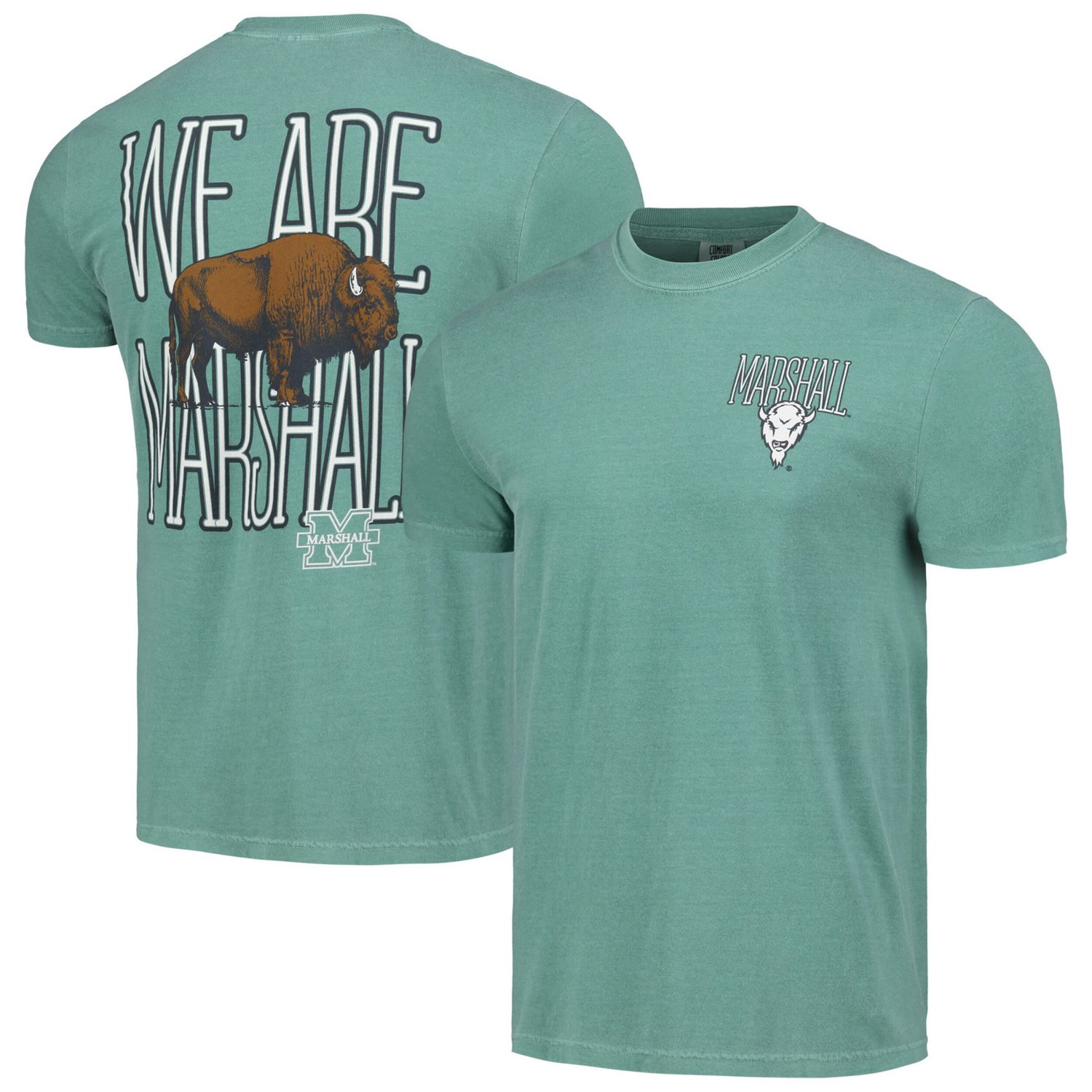 Unisex Marshall Thundering Herd Hyper Local Mascot Text Stack T-Shirt