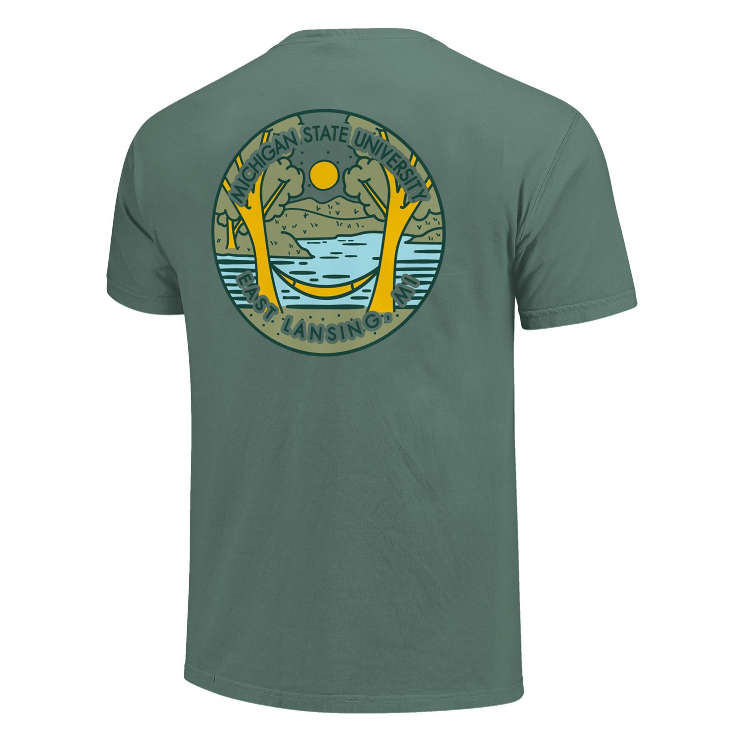 Unisex Michigan State Spartans Scenic Comfort Colors T-Shirt - view number 3