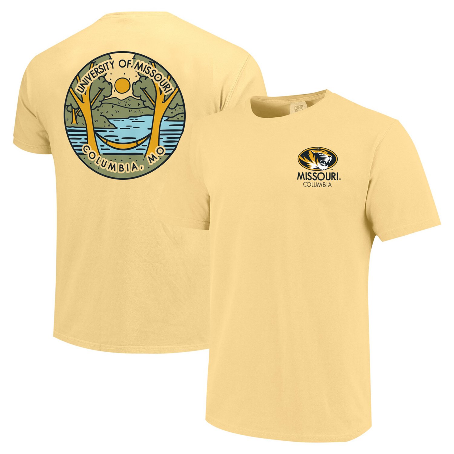 Unisex Missouri Tigers Scenic Comfort Colors T-Shirt