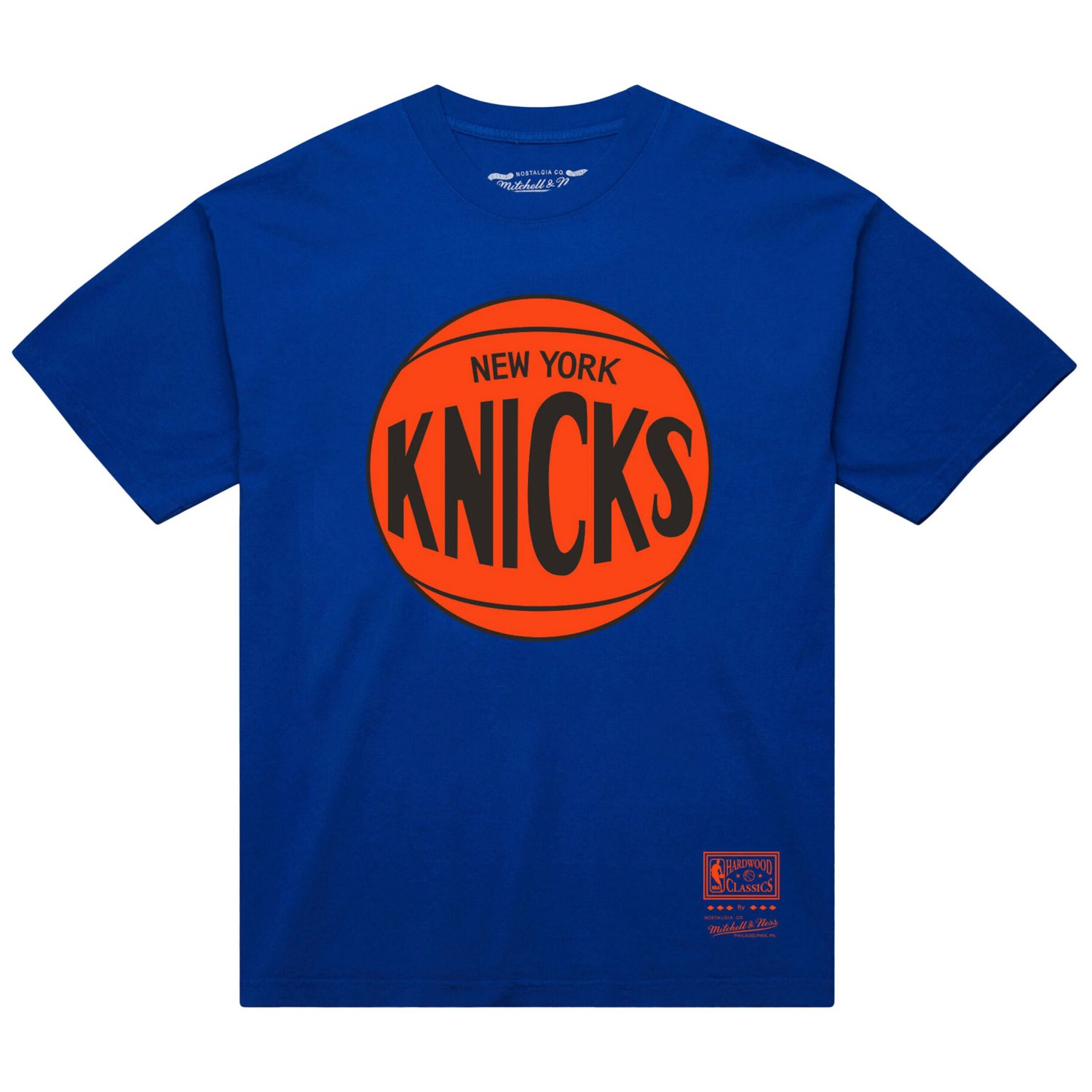 Unisex Mitchell  Ness New York Knicks Hardwood Classics MVP Logo T-Shirt - view number 2