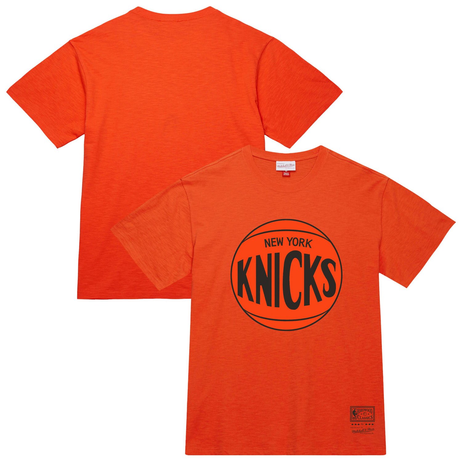 Unisex Mitchell  Ness New York Knicks Hardwood Classics MVP Logo T-Shirt