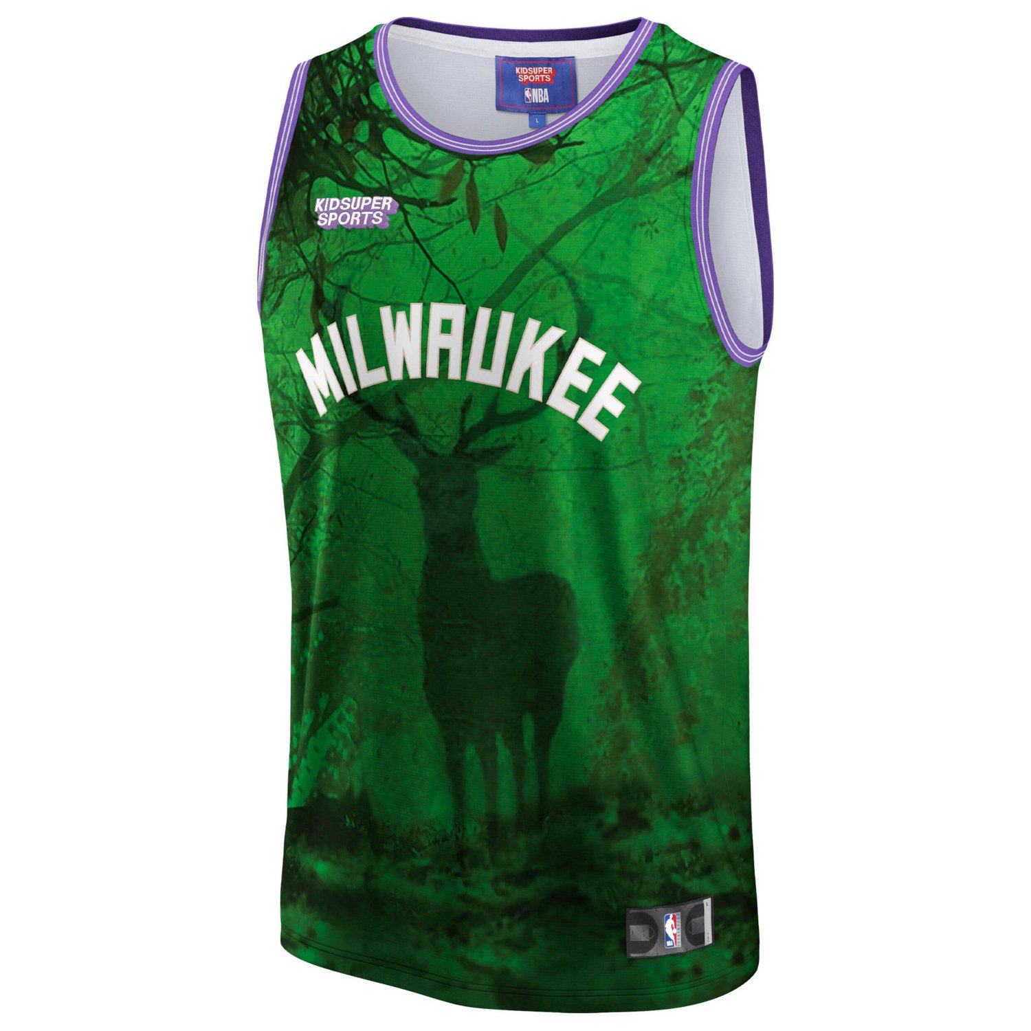 Unisex NBA  KidSuper Studios by Fanatics Milwaukee Bucks Hometown Jersey                                                         - view number 2