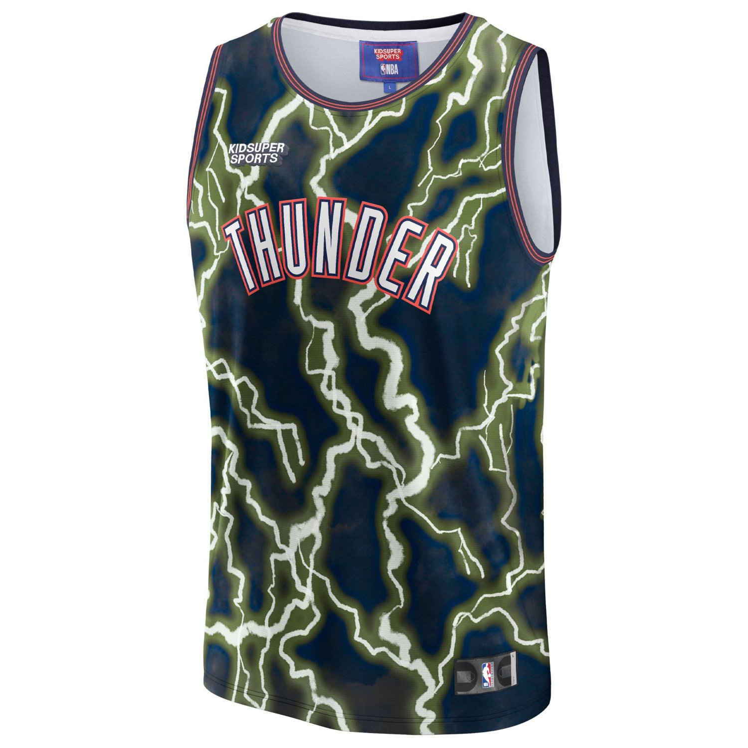 Unisex NBA  KidSuper Studios by Fanatics Oklahoma City Thunder Hometown Jersey                                                   - view number 2