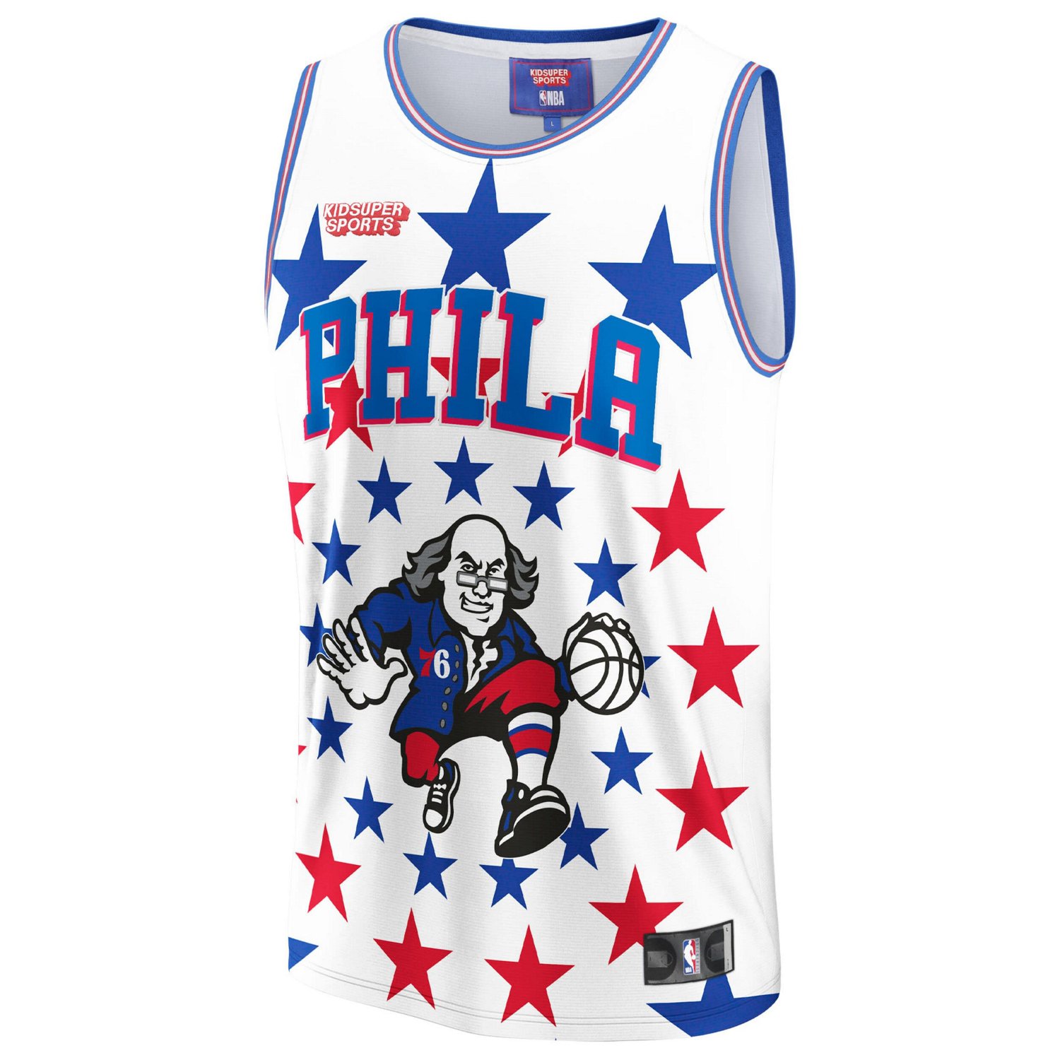 Unisex NBA  KidSuper Studios by Fanatics Philadelphia 76ers Hometown Jersey                                                      - view number 2