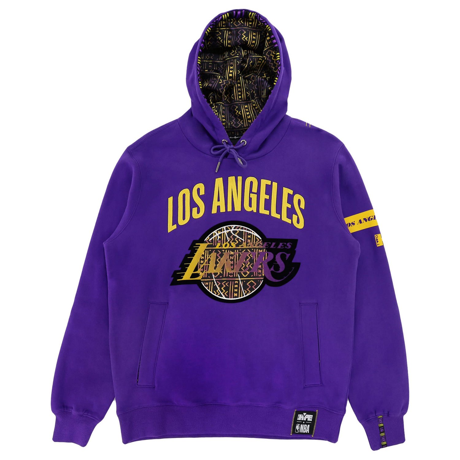 Unisex NBA x Two Hype Los Angeles Lakers Culture  Hoops Heavyweight Pullover Hoodie - view number 2