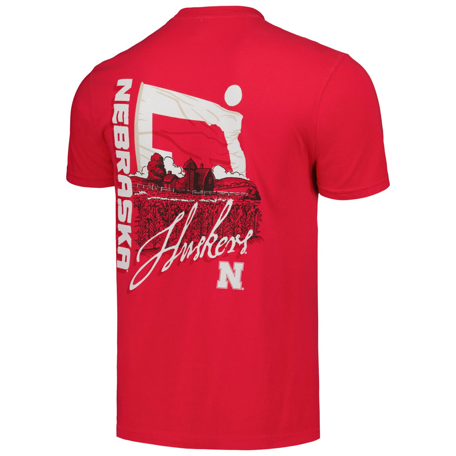 Unisex Nebraska Huskers Hyper Local Farming Flag Skyline T-Shirt - view number 3