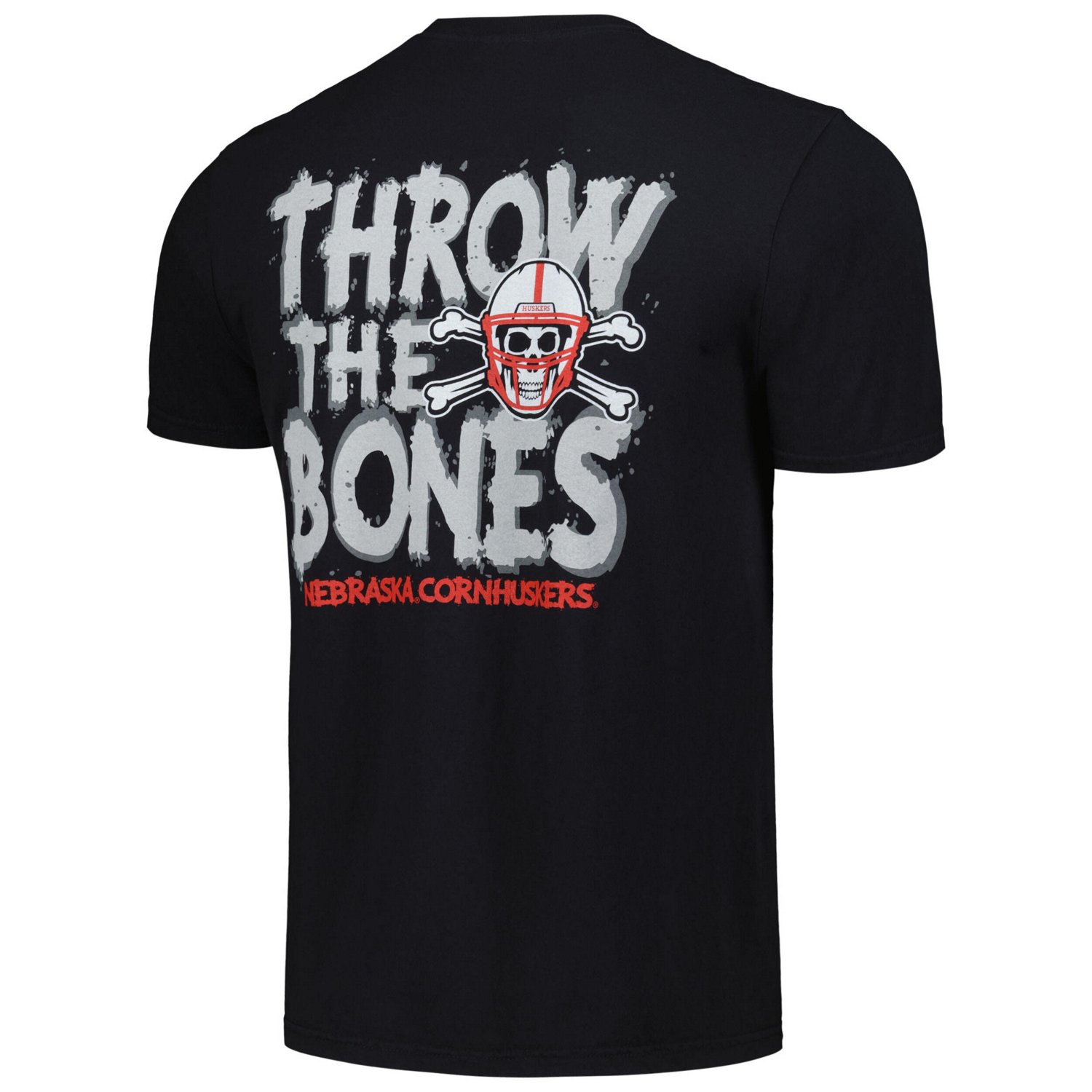 Unisex Nebraska Huskers Hyper Local Throw the Bones T-Shirt                                                                      - view number 3