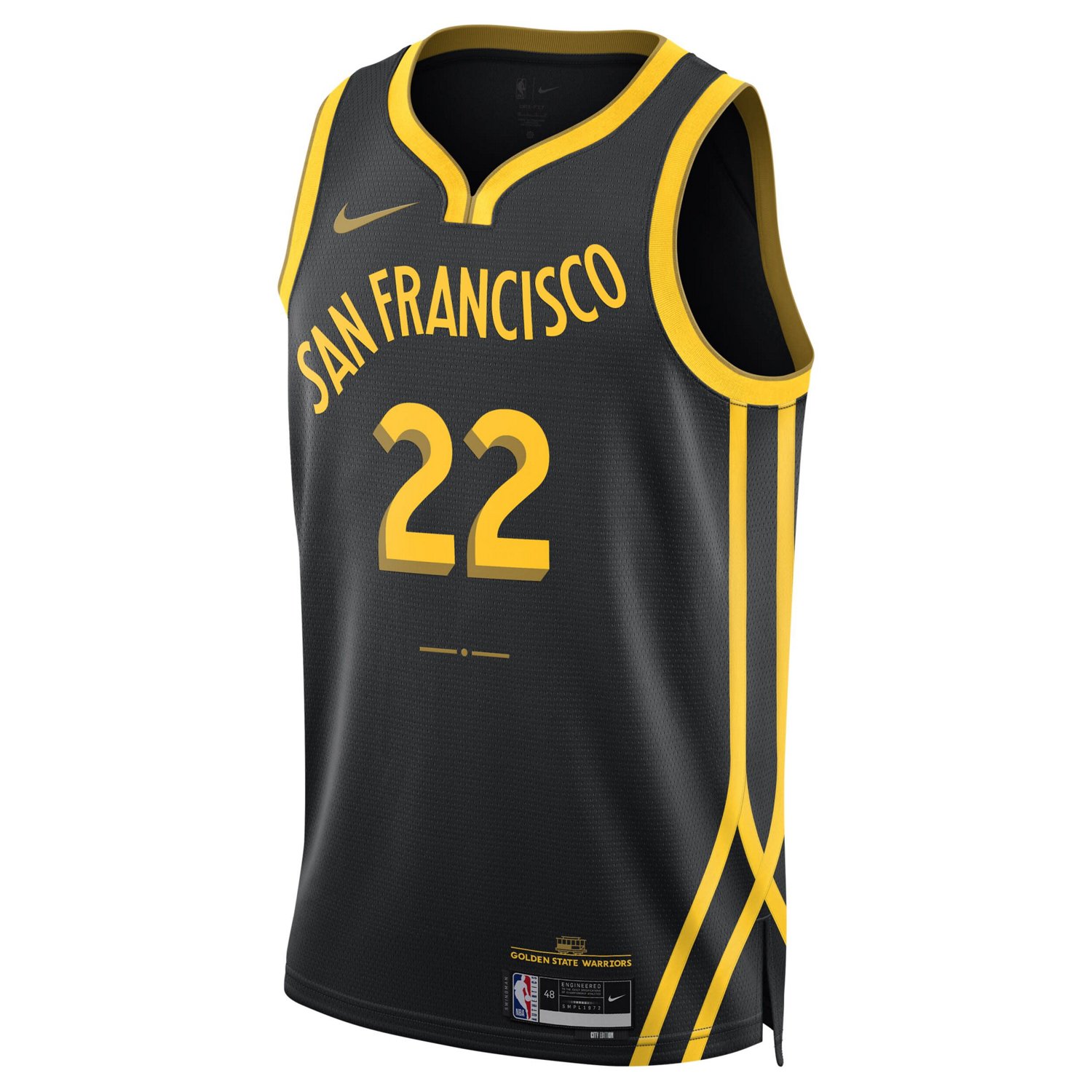 Unisex Nike Andrew Wiggins Golden State Warriors 2023/24 Swingman Jersey - City Edition                                          - view number 2