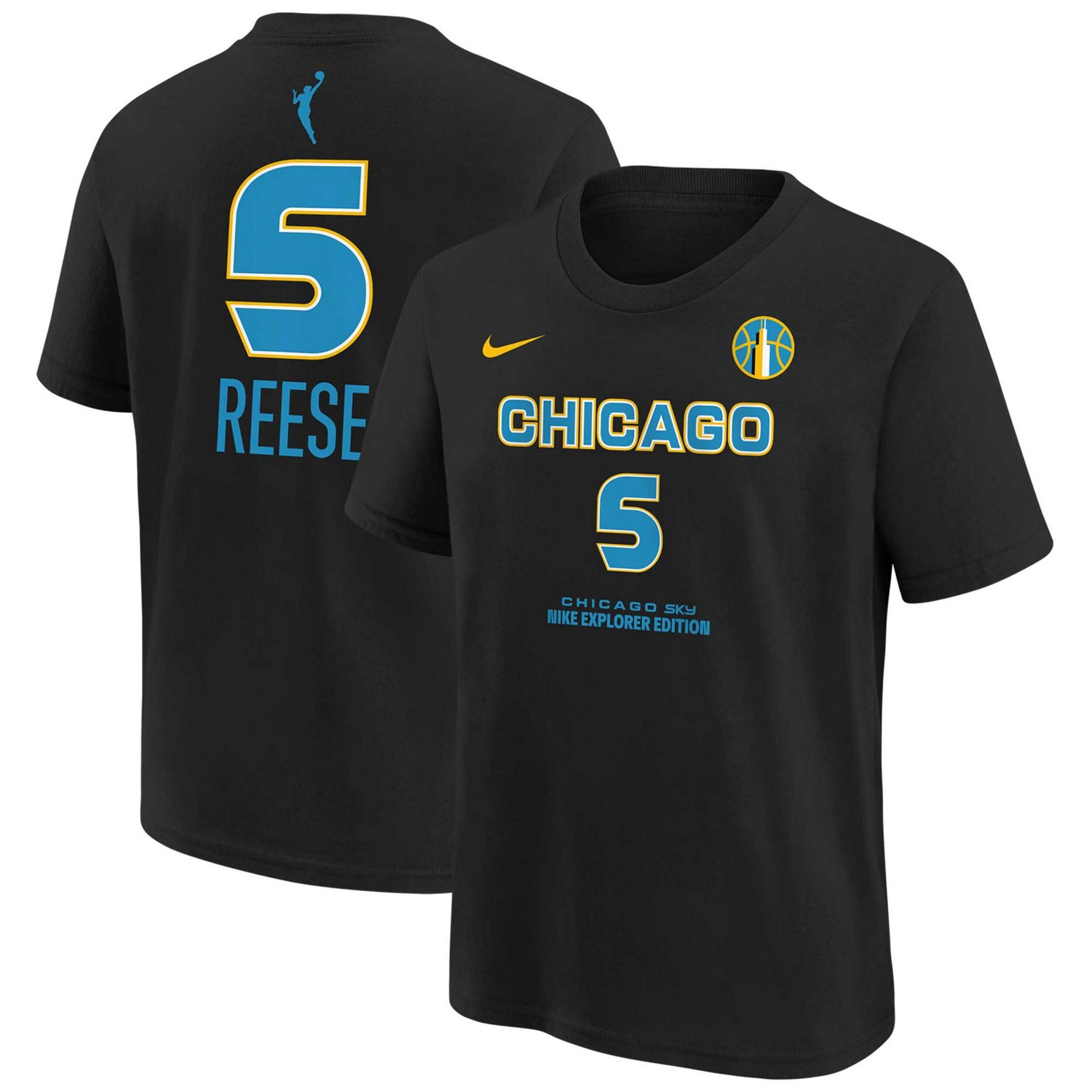 Unisex Nike Angel Reese Chicago Sky 2024 WNBA Draft Name  Number T-Shirt                                                         - view number 1