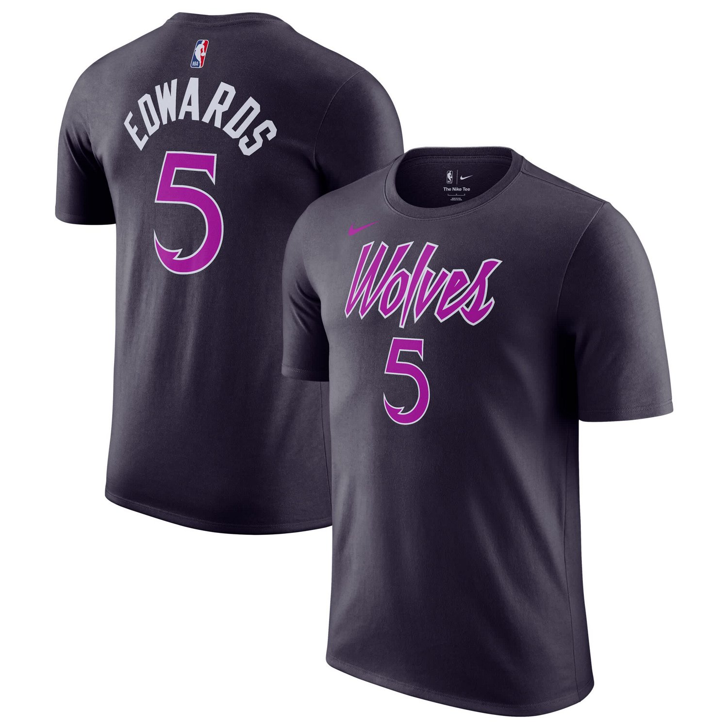 Unisex Nike Anthony Edwards Minnesota Timberwolves 2025 26 City Edition Name  Number T-Shirt - view number 1