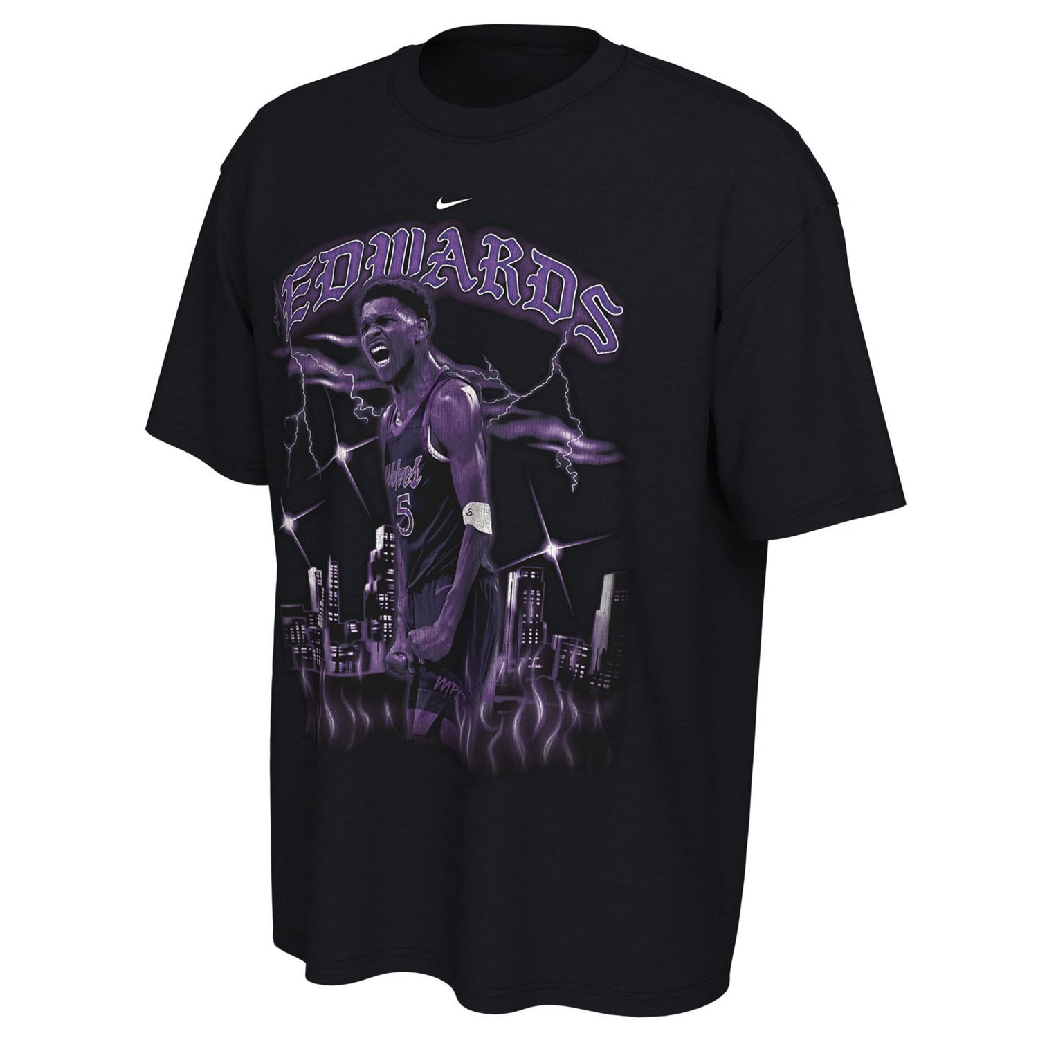 Unisex Nike Anthony Edwards Minnesota Timberwolves 2025 26 City Edition Player Graphic T-Shirt - view number 2