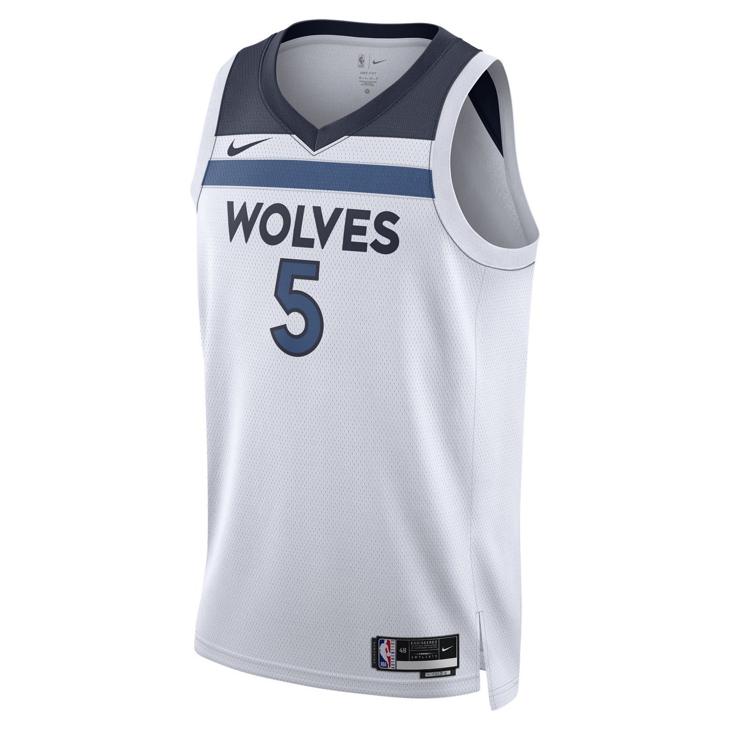 Unisex Nike Anthony Edwards Minnesota Timberwolves Swingman Jersey - Association Edition                                         - view number 2