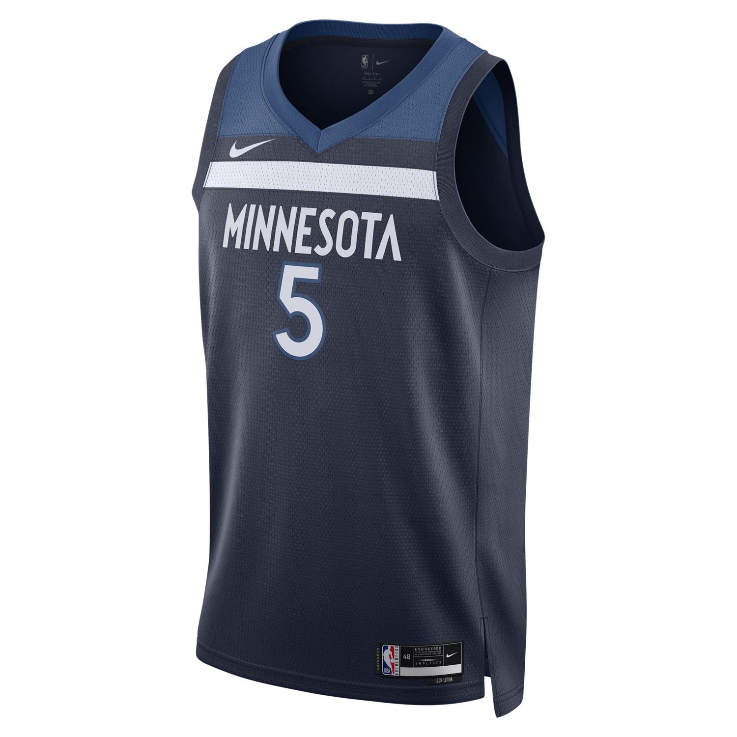 Unisex Nike Anthony Edwards Minnesota Timberwolves Swingman Jersey - Icon Edition - view number 2