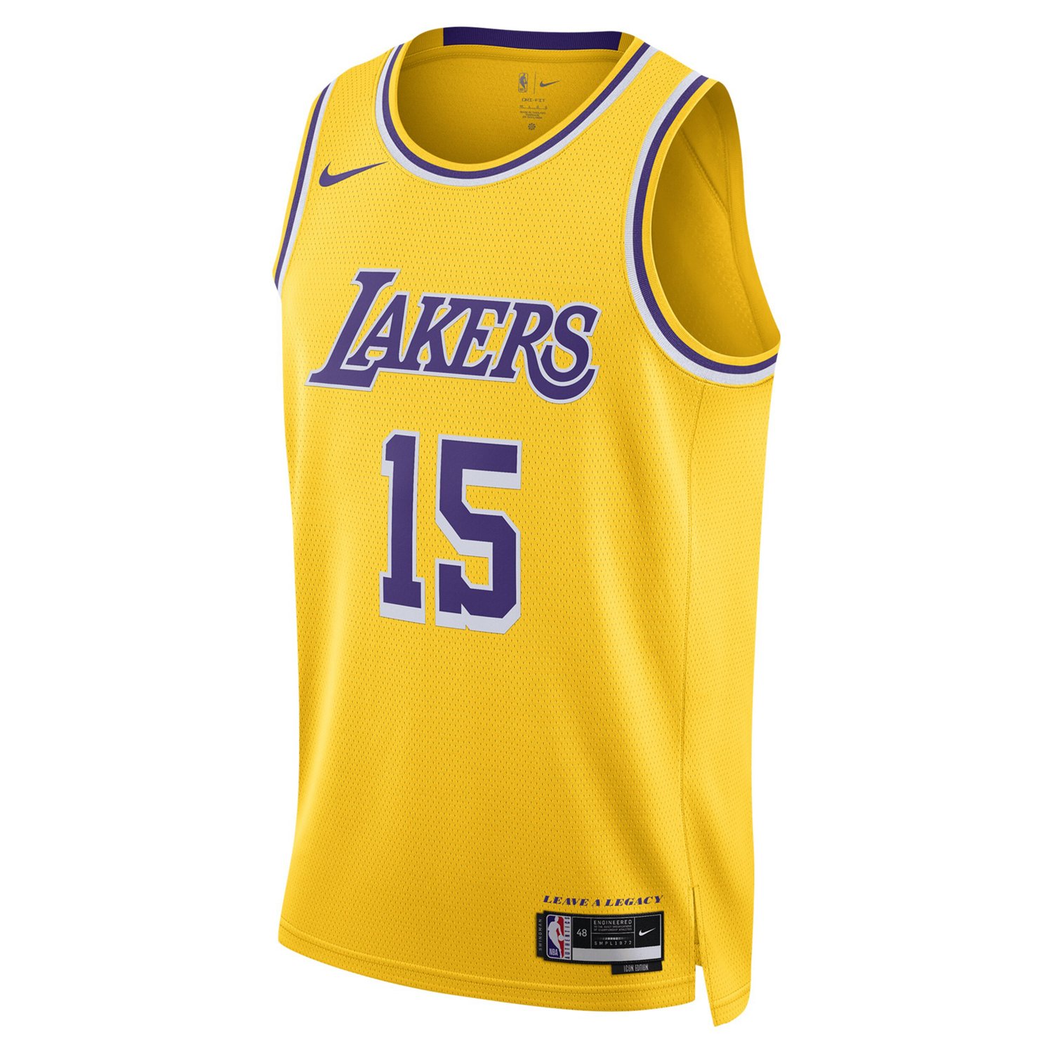 Unisex Nike Austin Reaves Los Angeles Lakers Swingman Jersey - Icon Edition                                                      - view number 2