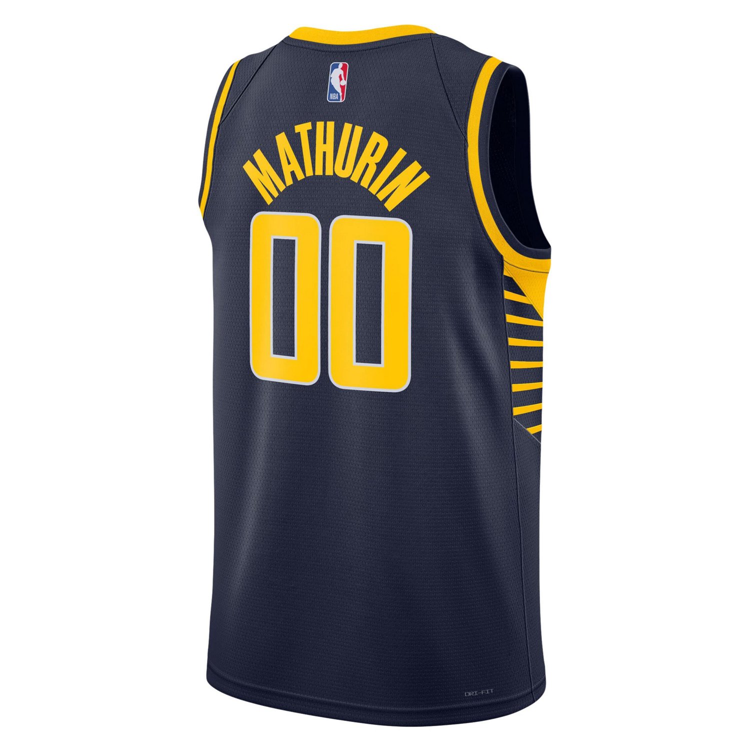 Unisex Nike Bennedict Mathurin Indiana Pacers Swingman Jersey - Icon Edition                                                     - view number 3