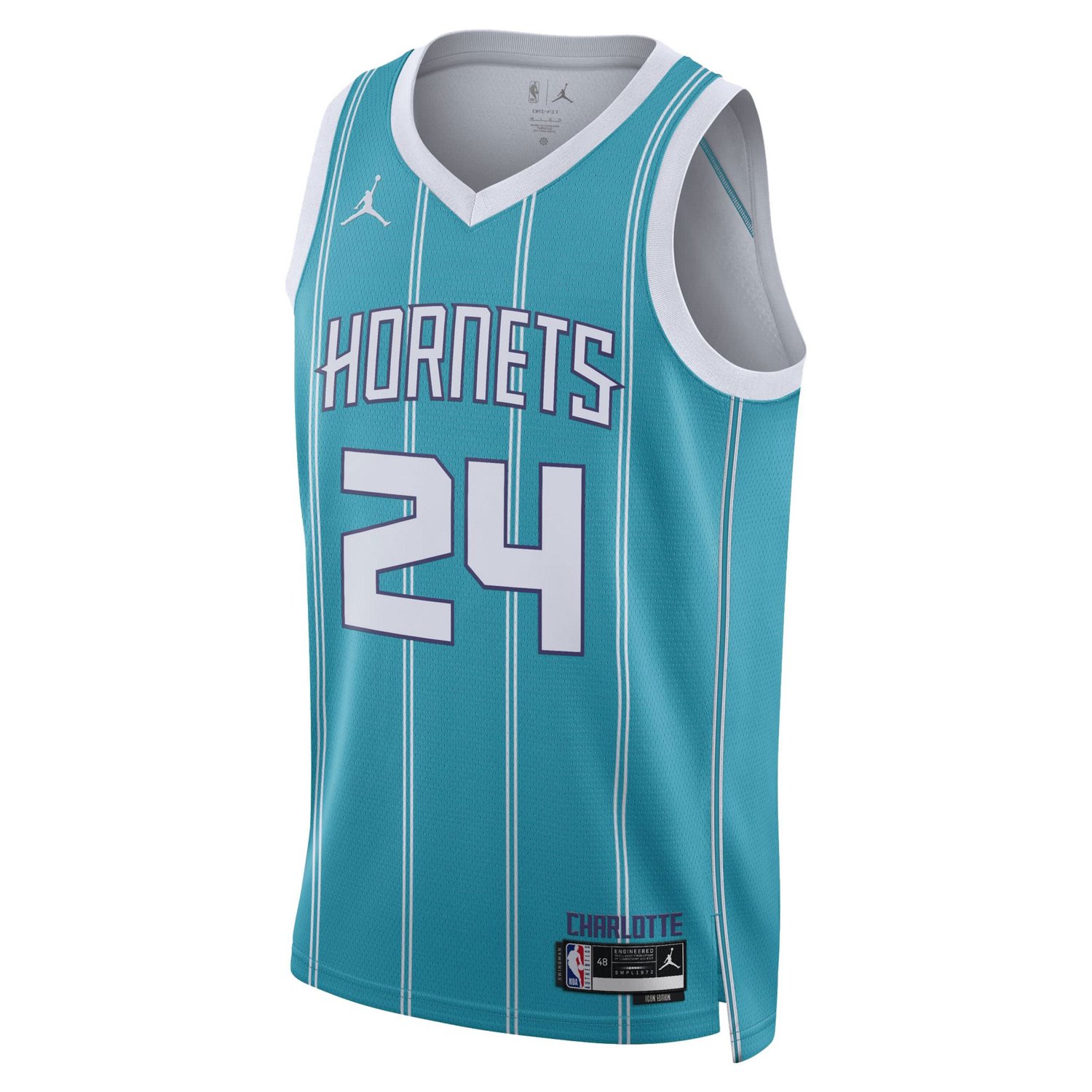 Unisex Nike Brandon Miller Charlotte Hornets NBA Draft Swingman Jersey - Icon Edition - view number 2