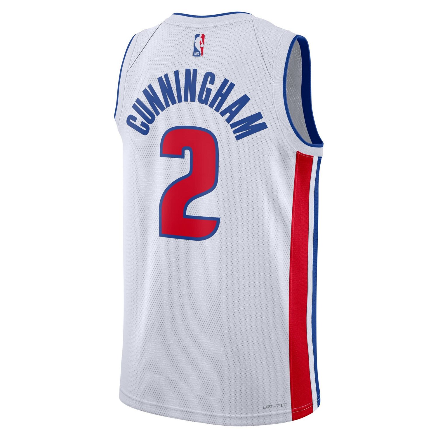 Unisex Nike Cade Cunningham Detroit Pistons Swingman Jersey - Association Edition                                                - view number 3