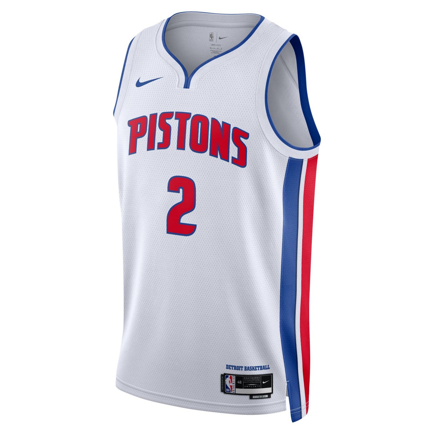 Unisex Nike Cade Cunningham Detroit Pistons Swingman Jersey - Association Edition                                                - view number 2