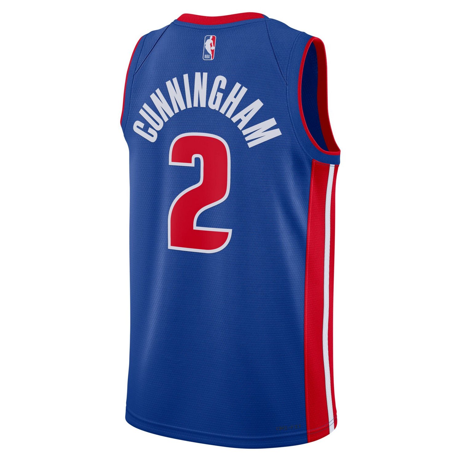 Unisex Nike Cade Cunningham Detroit Pistons Swingman Jersey - Icon Edition                                                       - view number 3
