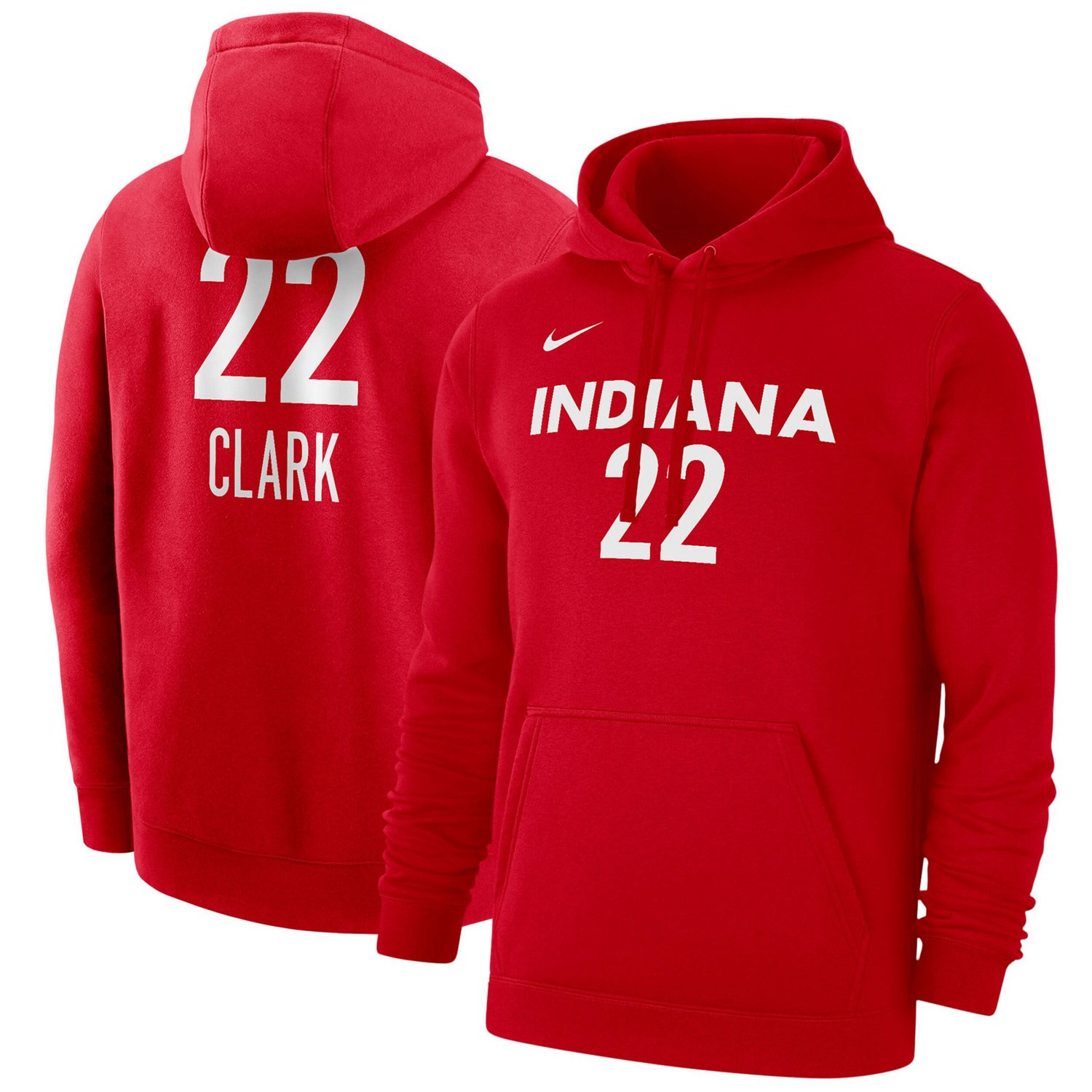 Unisex Nike Caitlin Clark Indiana Fever 2024 WNBA Draft Player Name  Number Pullover Hoodie