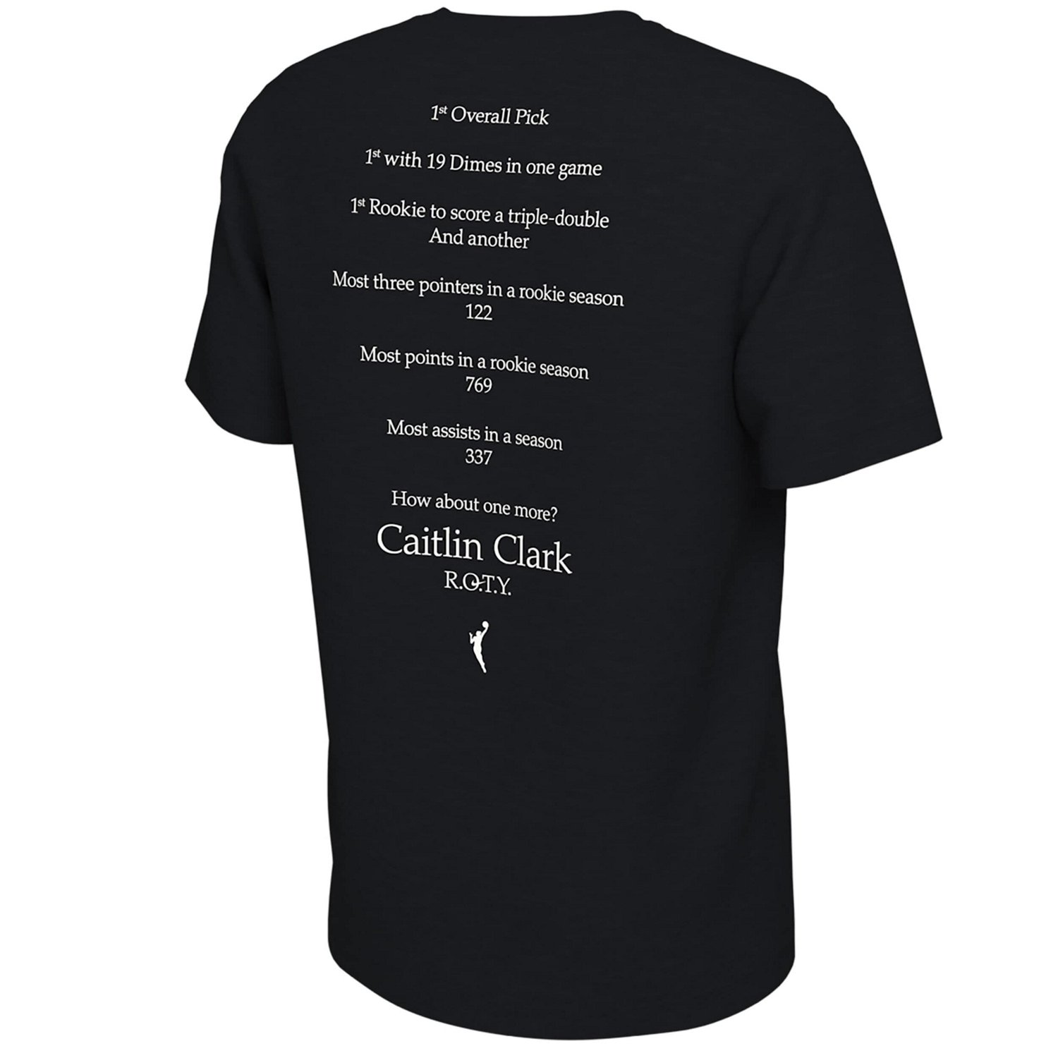 Unisex Nike Caitlin Clark Indiana Fever 2024 WNBA Rookie of the Year T-Shirt - view number 3